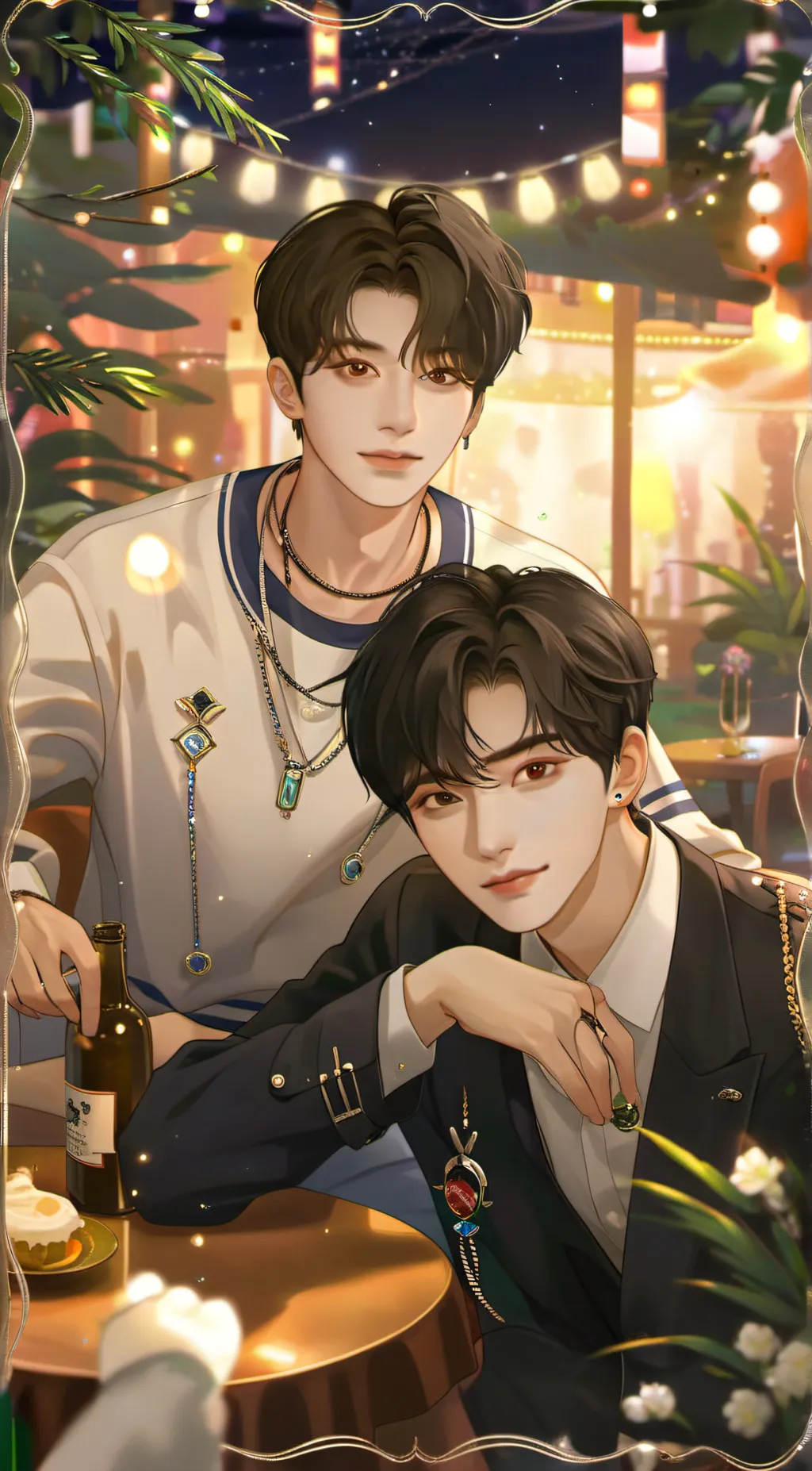 ai character: Enhypen Au background