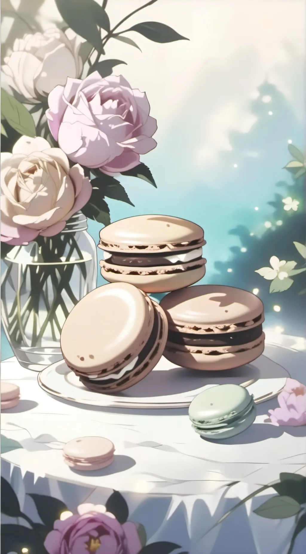 ai character: Talk  food  background