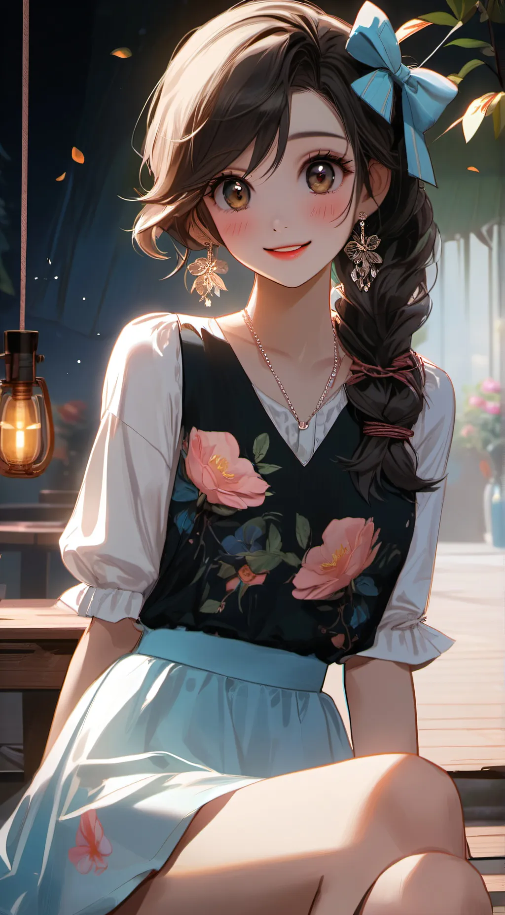 ai character: scarlet background