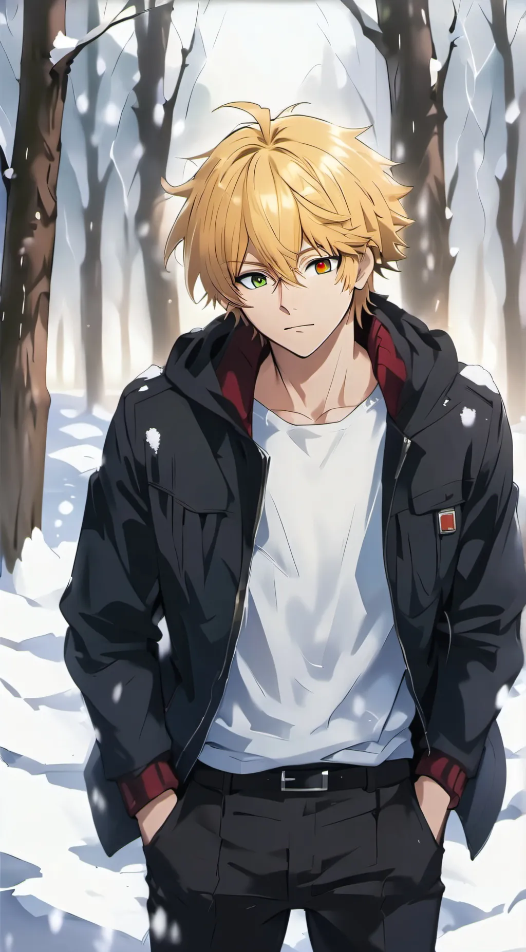 ai character: mha Bakugo  background