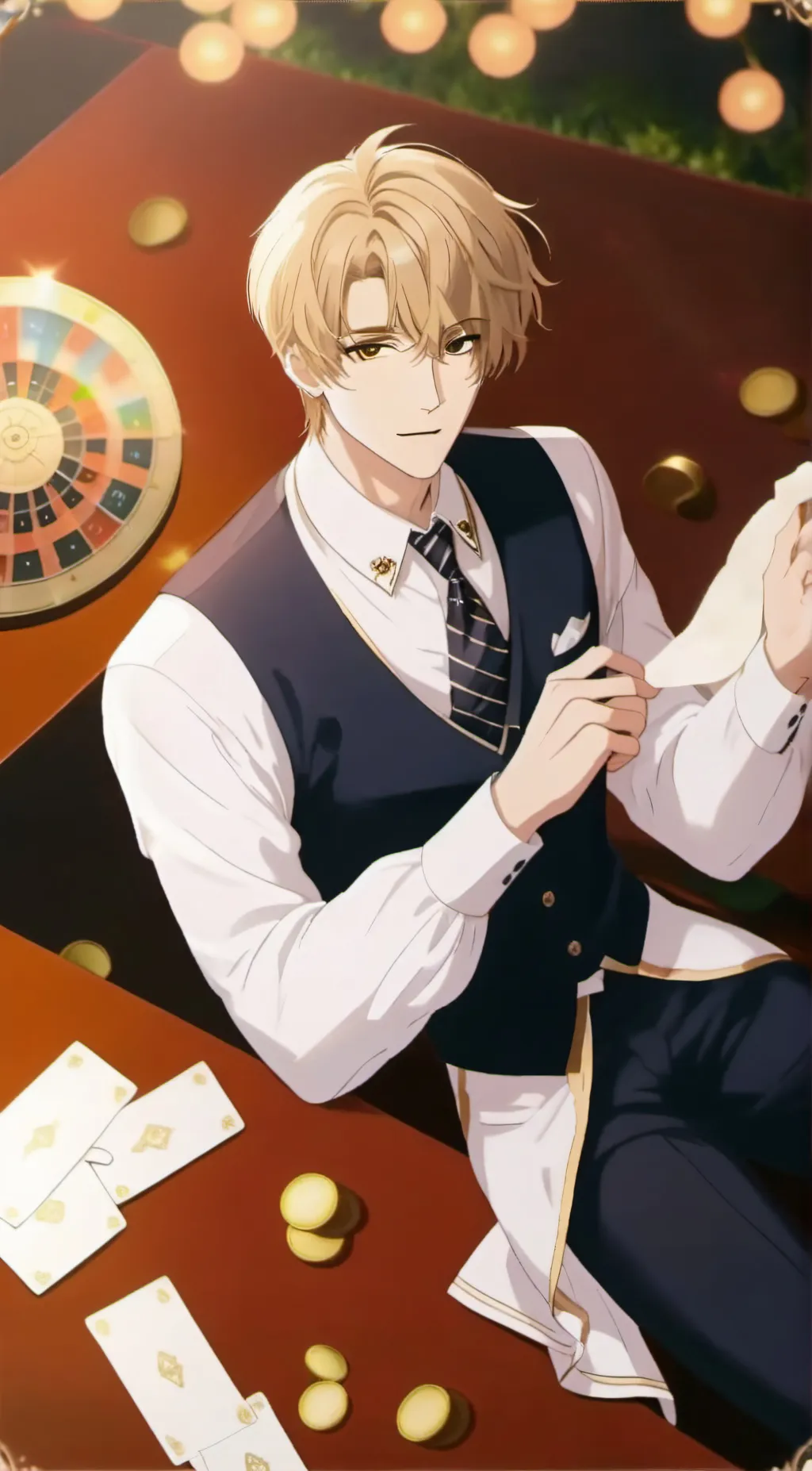 ai character: ♥ Hans ♥ background
