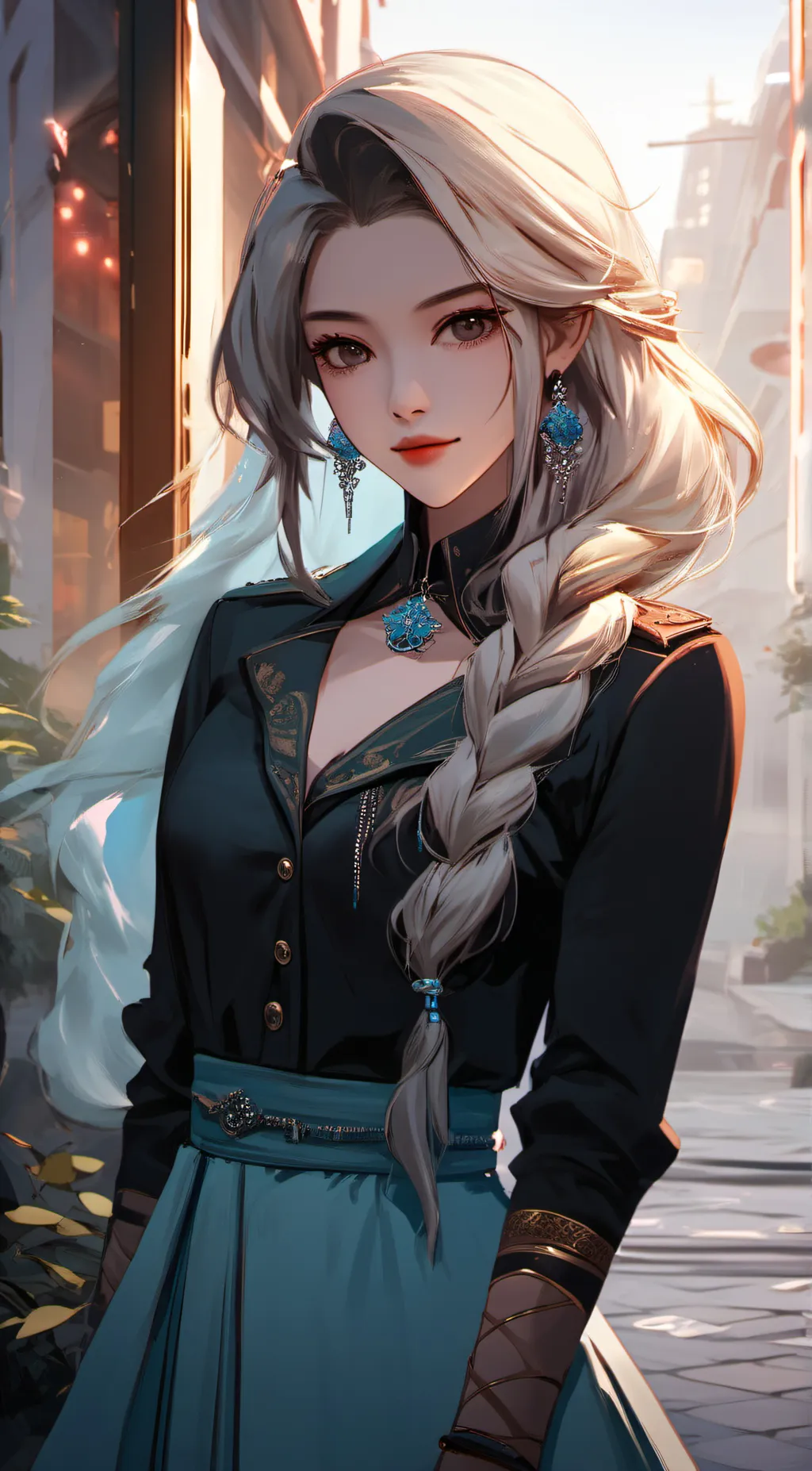 ai character: steller background