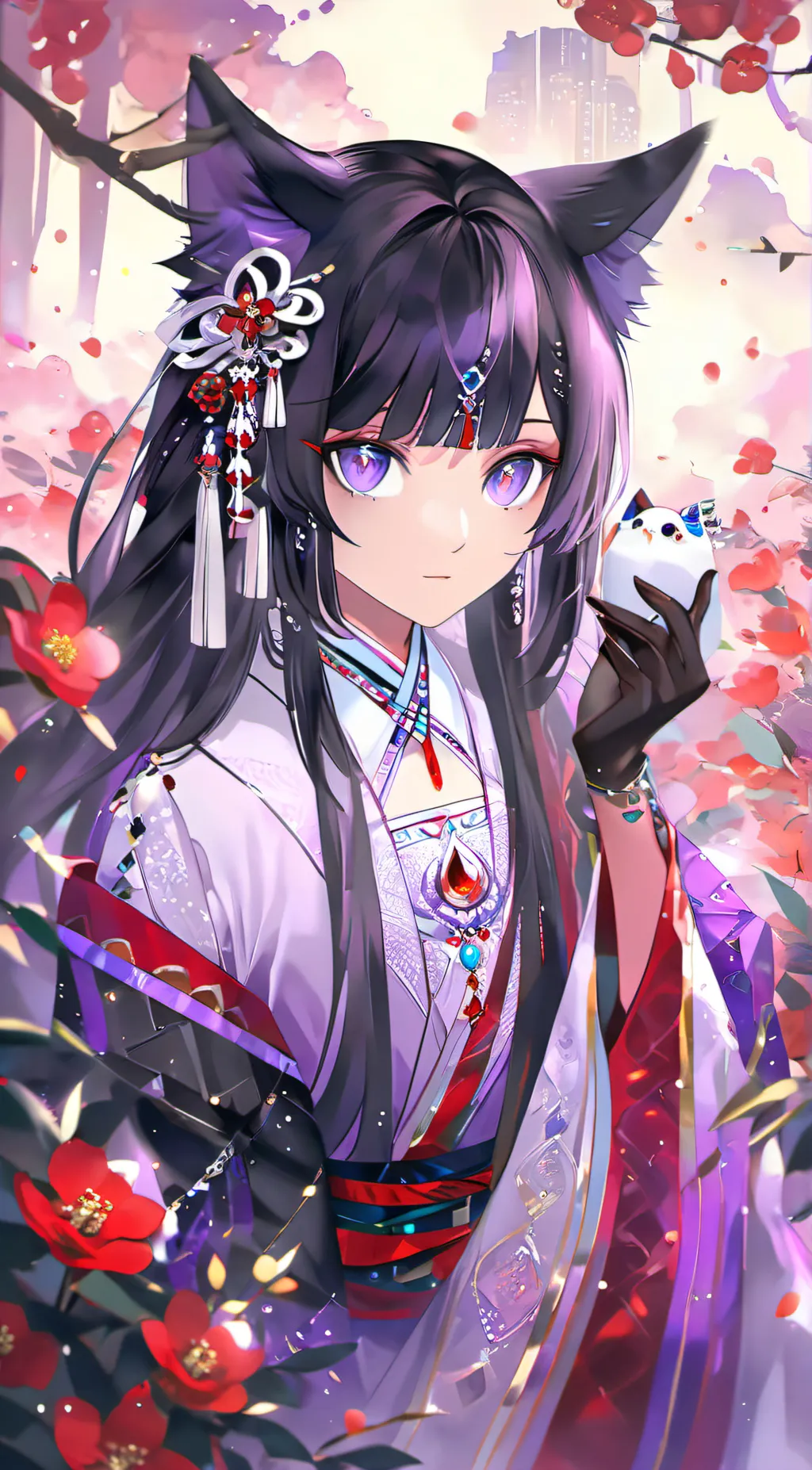 ai character: cat nap  background