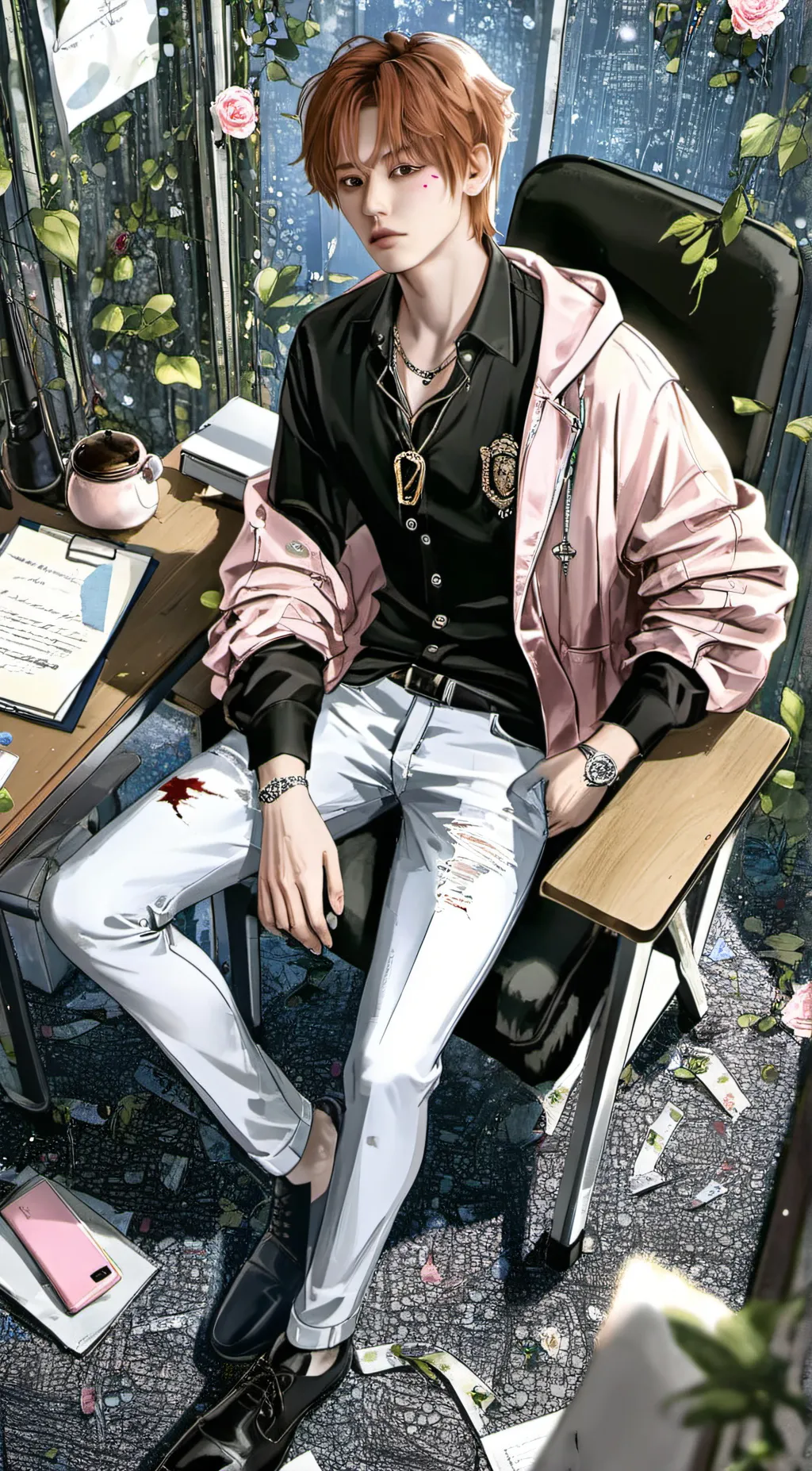 ai character: Megaverse Lino background