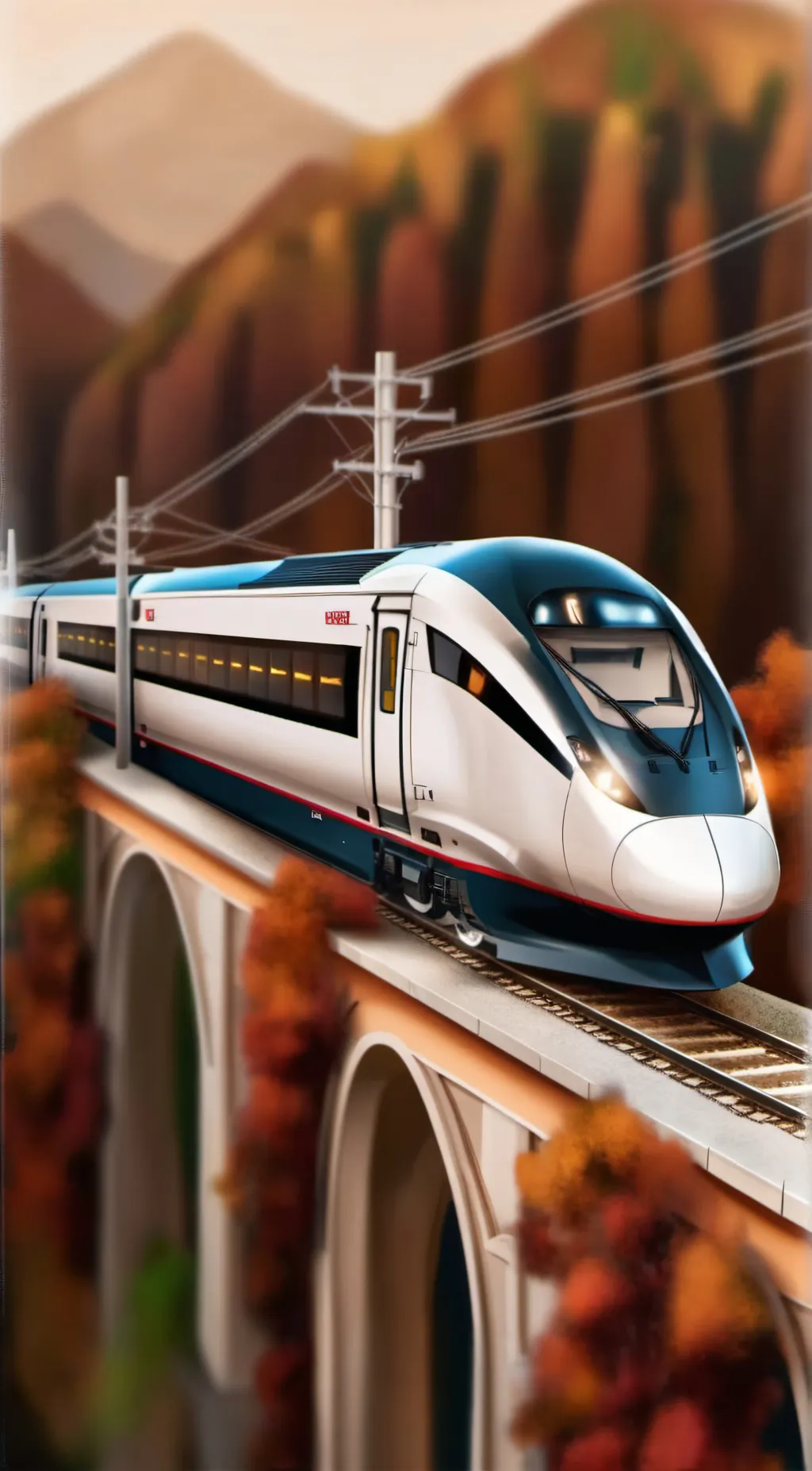 ai character: Train background