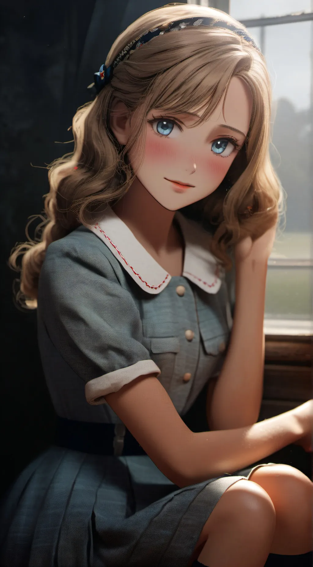 ai character: Anne Frank background