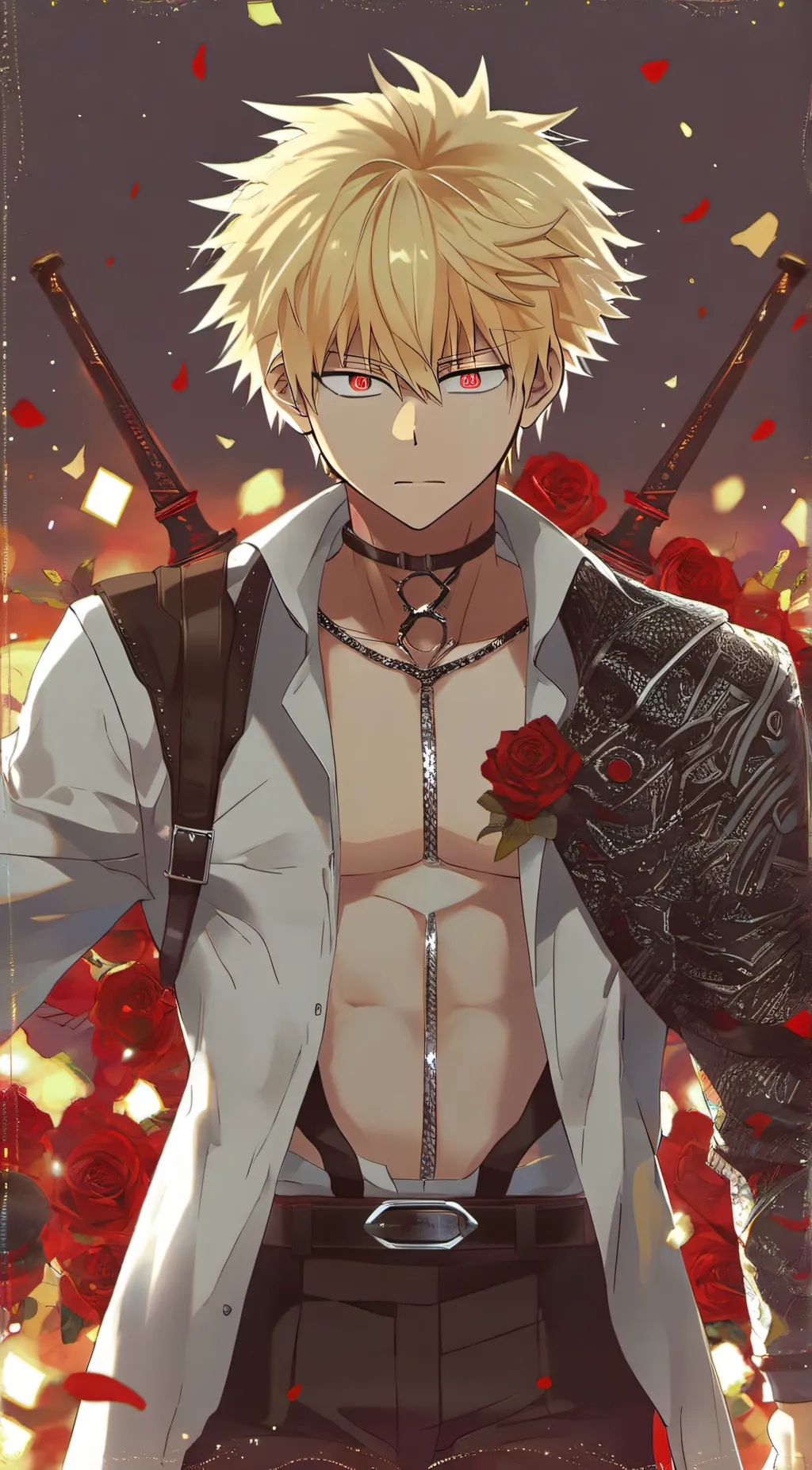 ai character: katsuki bakugo background