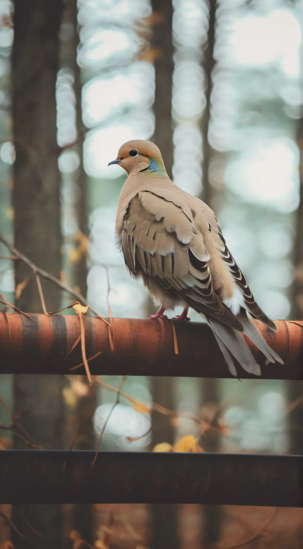 ai character: Mourning Dove background