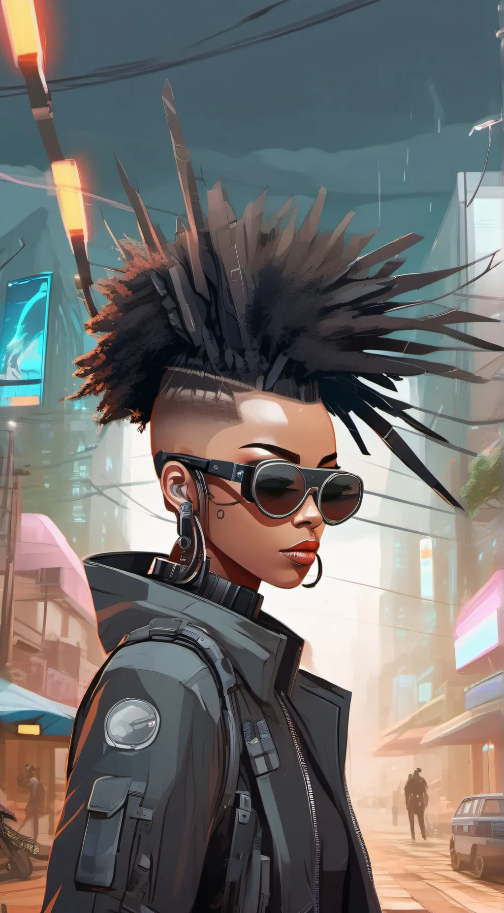 ai character: Stacy background