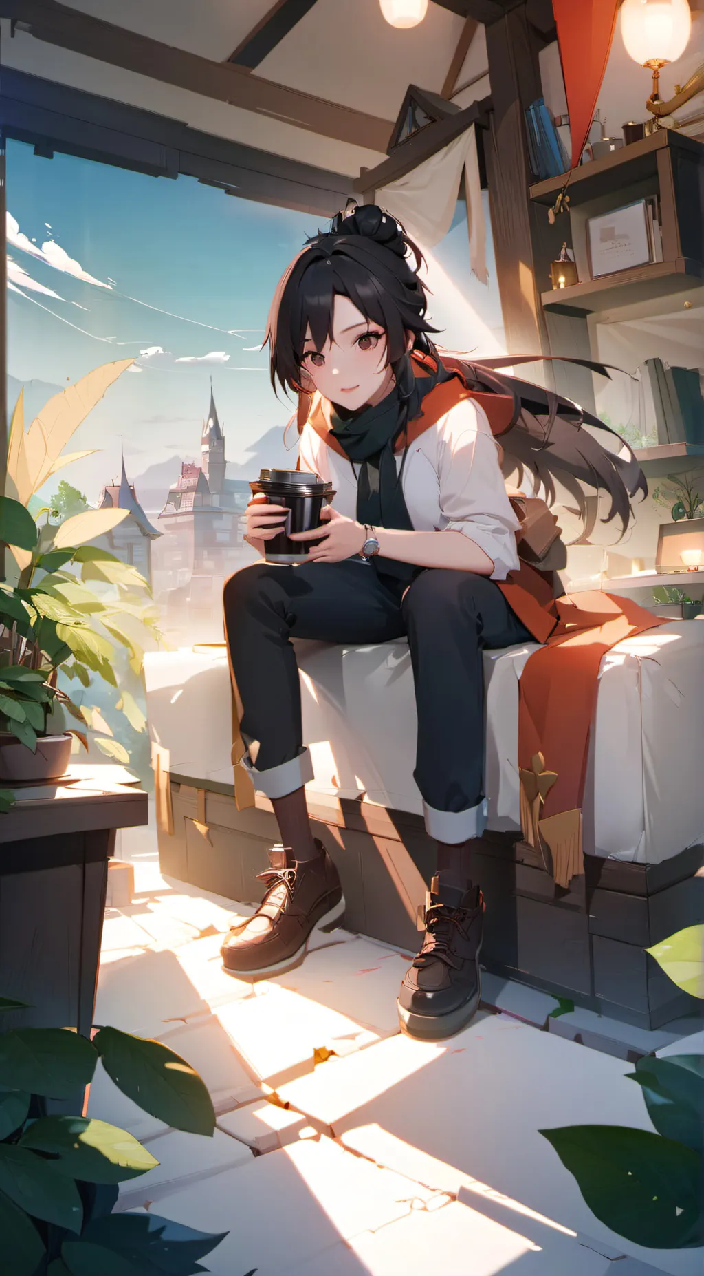 ai character: Evelyn background