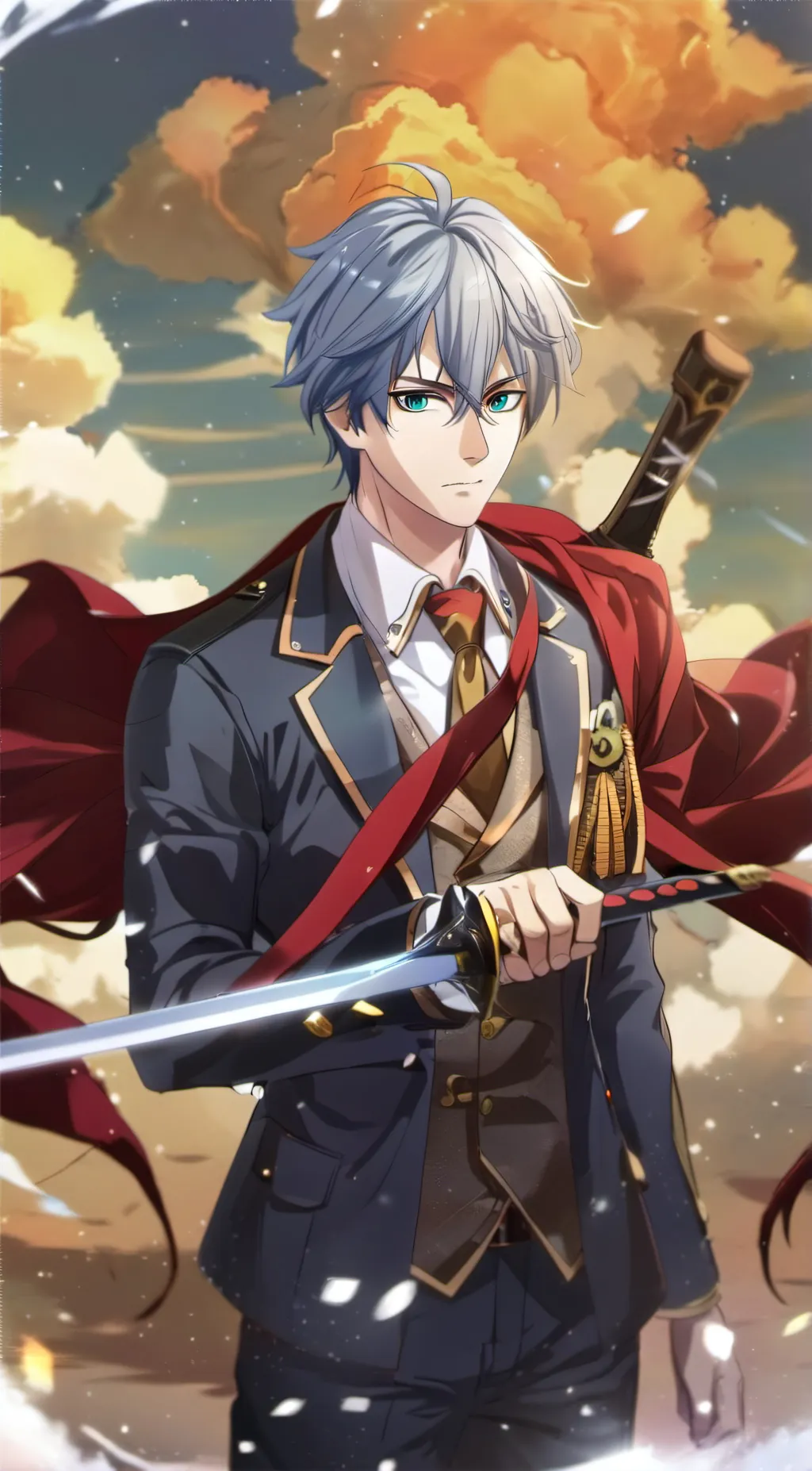 ai character: Albert Valestein  background
