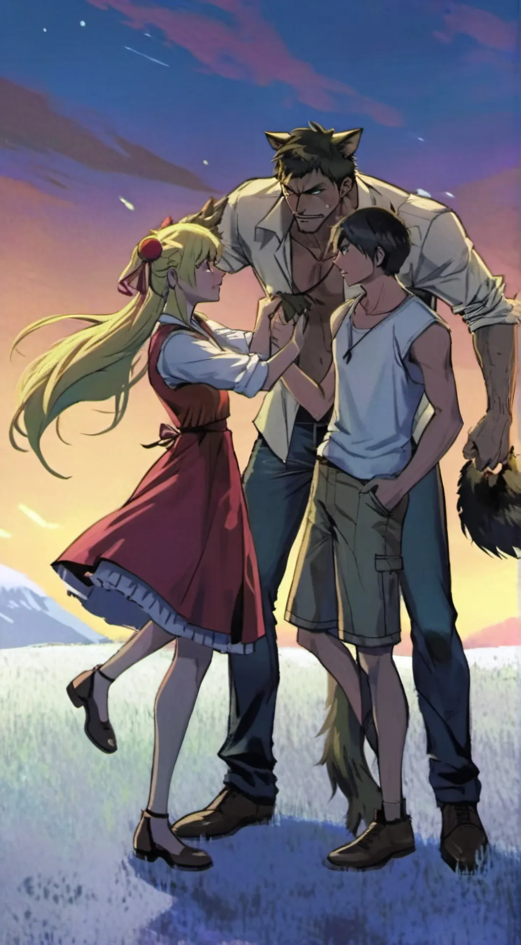 ai character: werewolf family background
