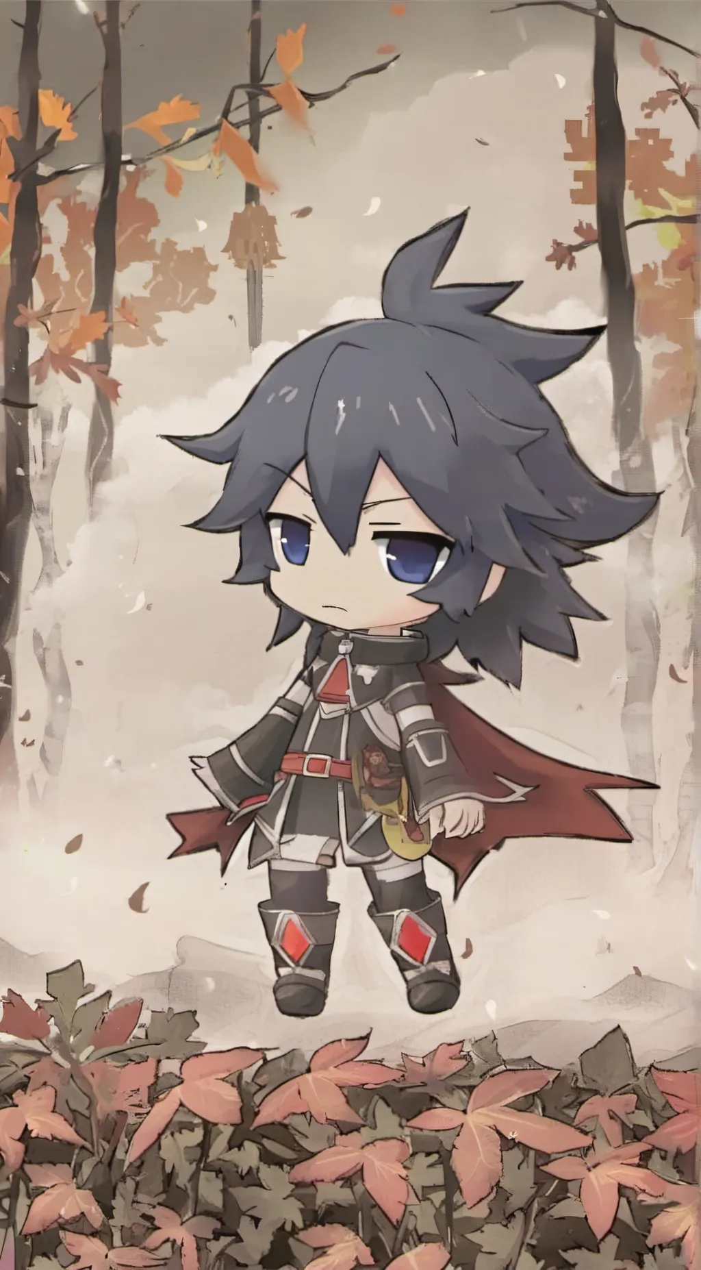 ai character: chibi giyu background