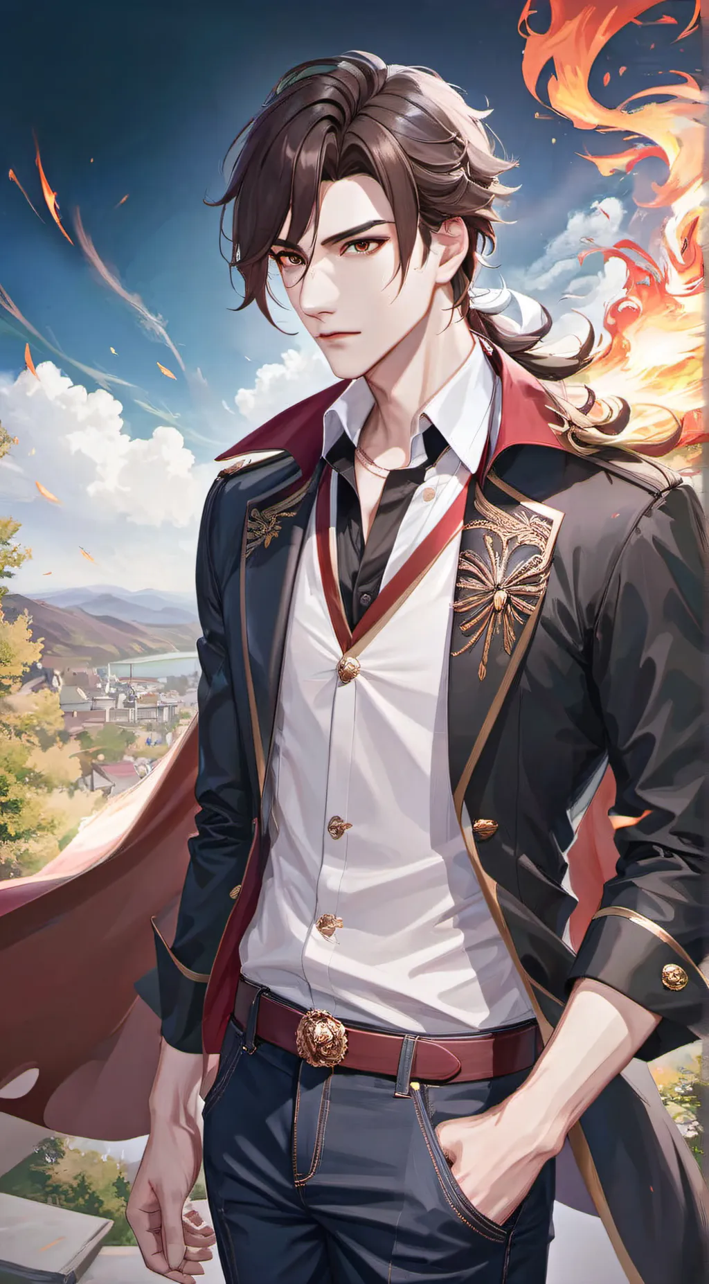 ai character: Clayton  background