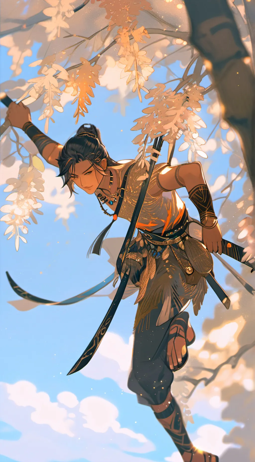 ai character: please follow background