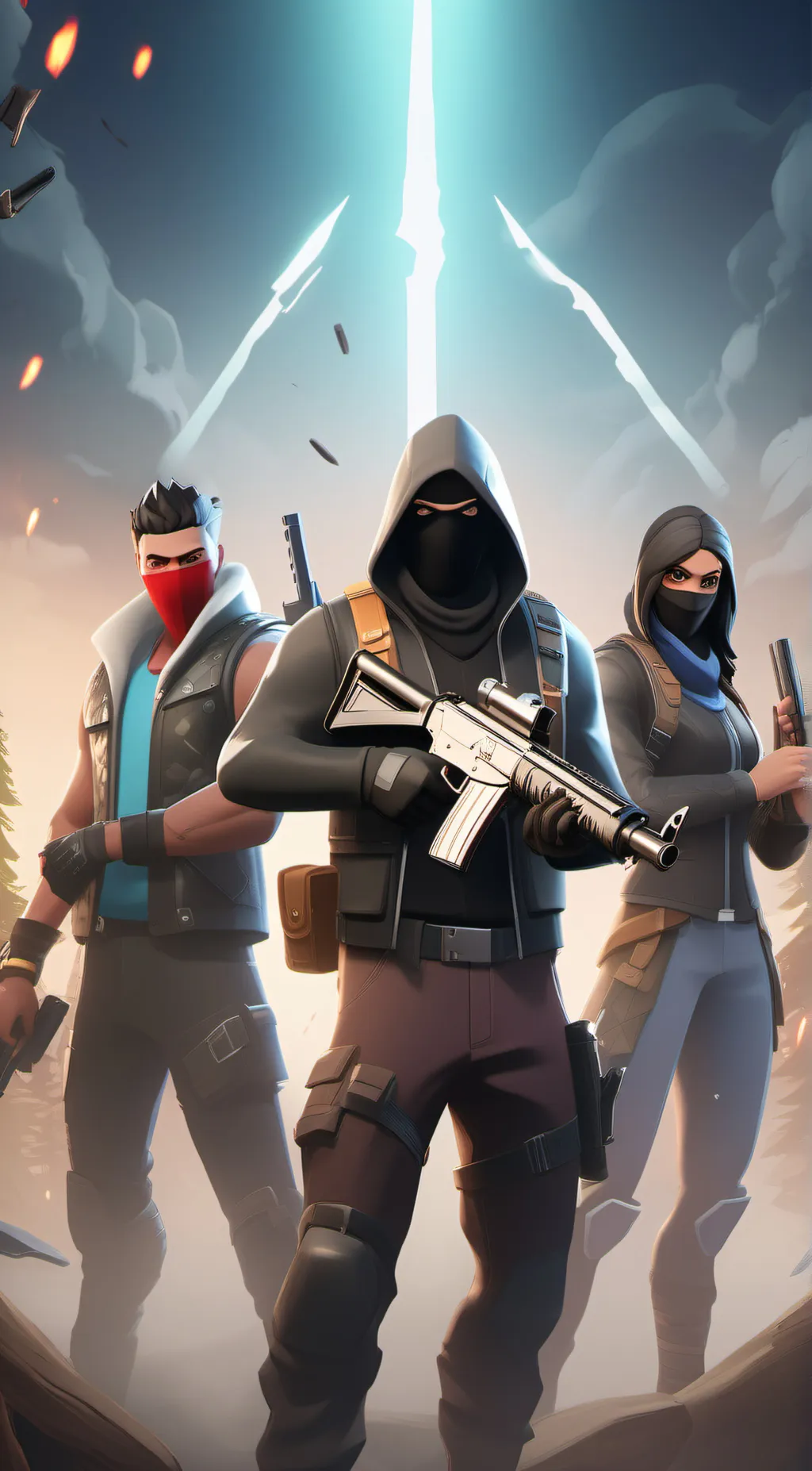 ai character: Fortnite❤️‍🔥 background