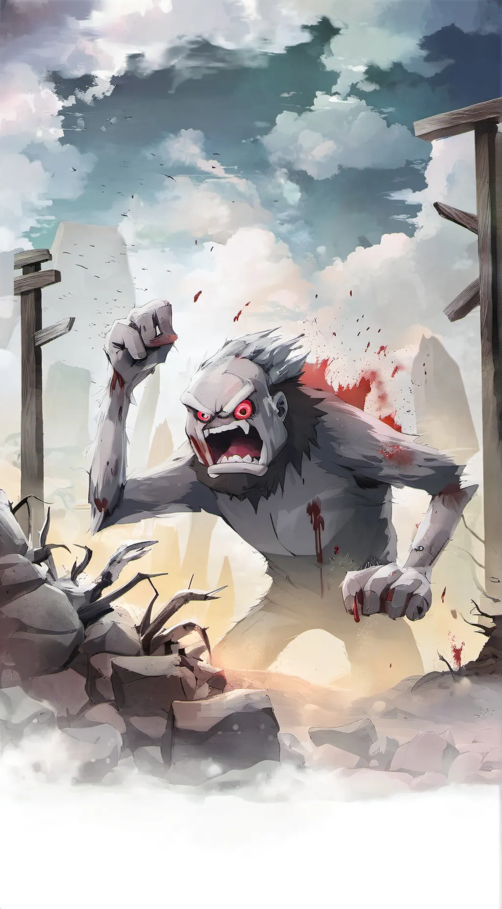 ai character: demon background