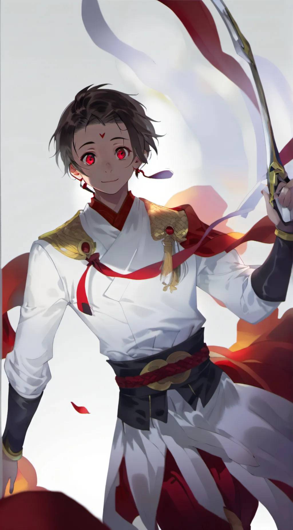 ai character: Tanjiro kamado background
