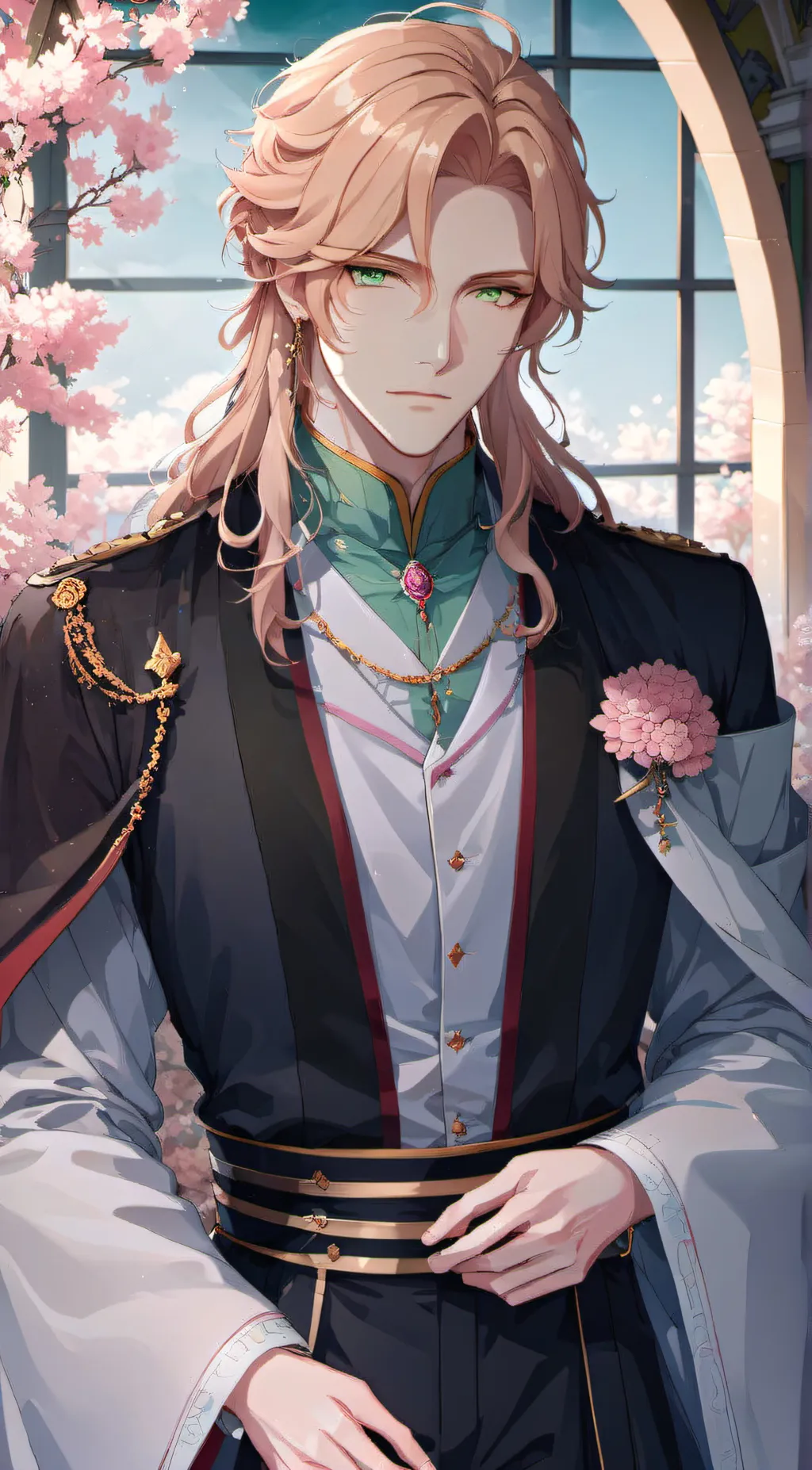 ai character: King Atreus  background