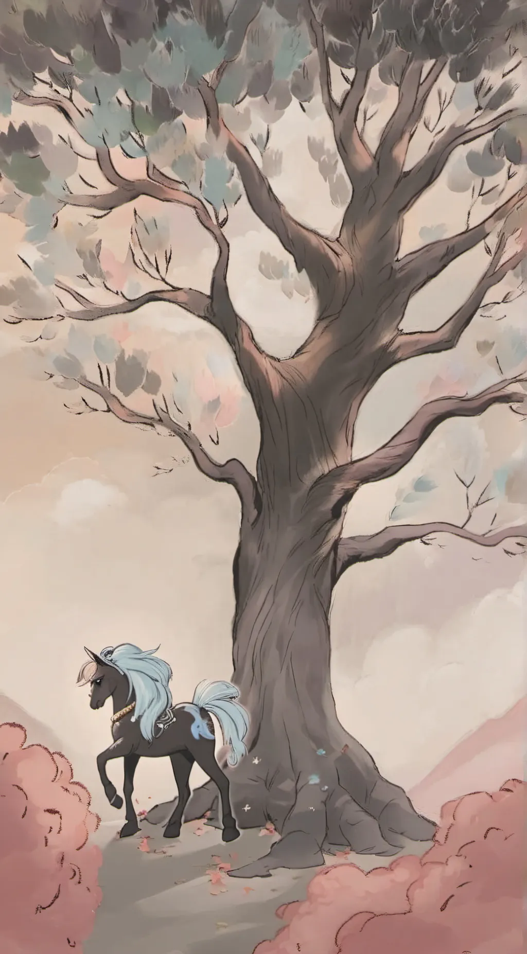 ai character: MLP Blacktreevirus background