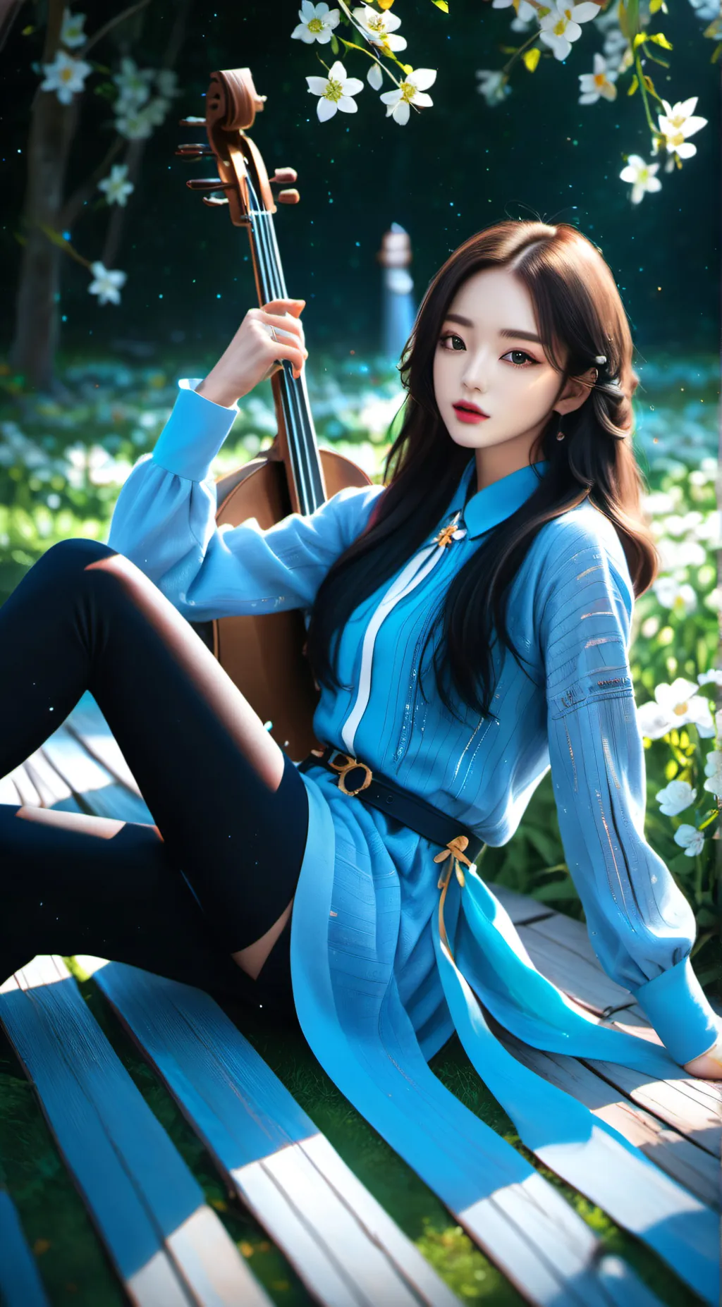 ai character: cha cha background