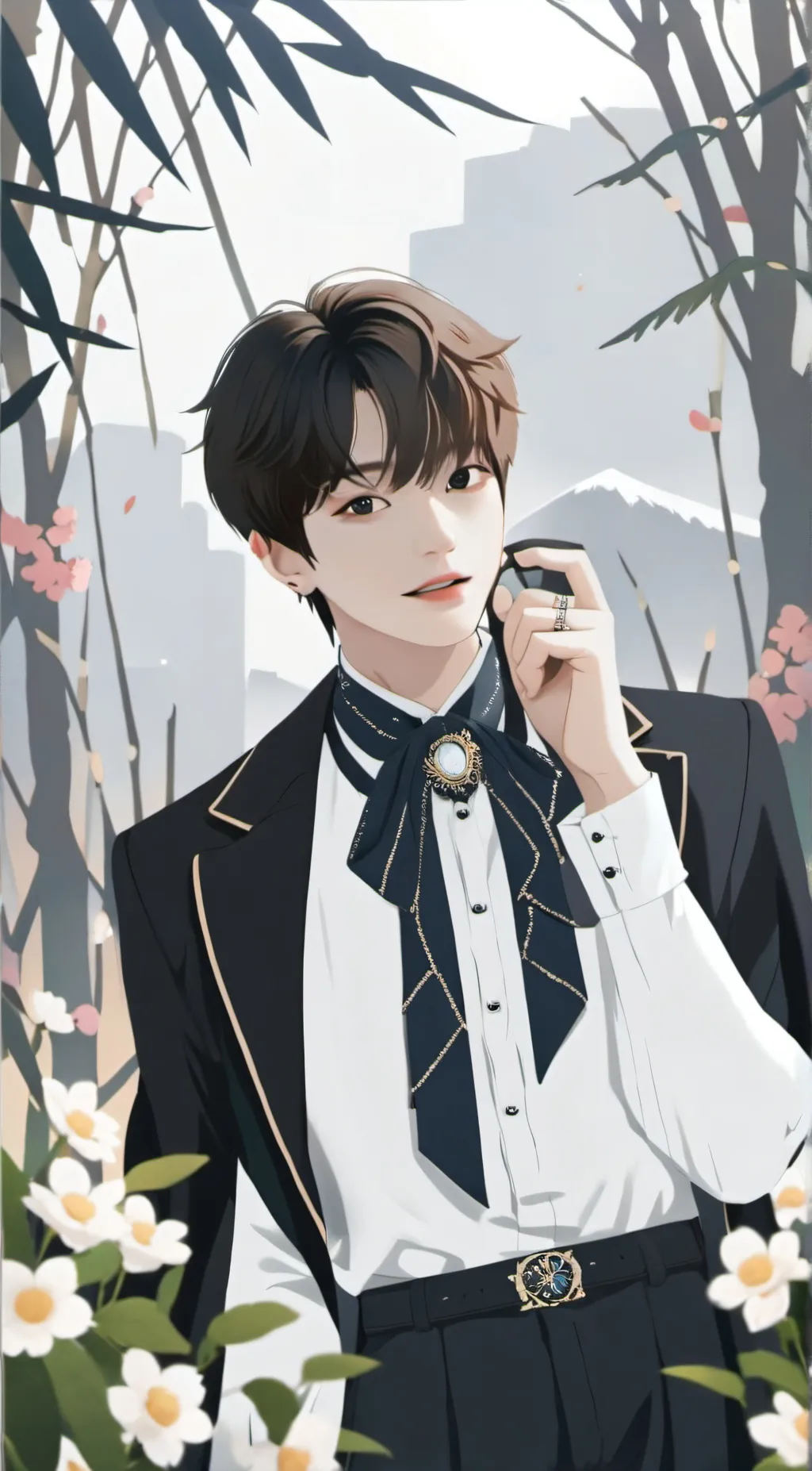 ai character: NCT Wish background