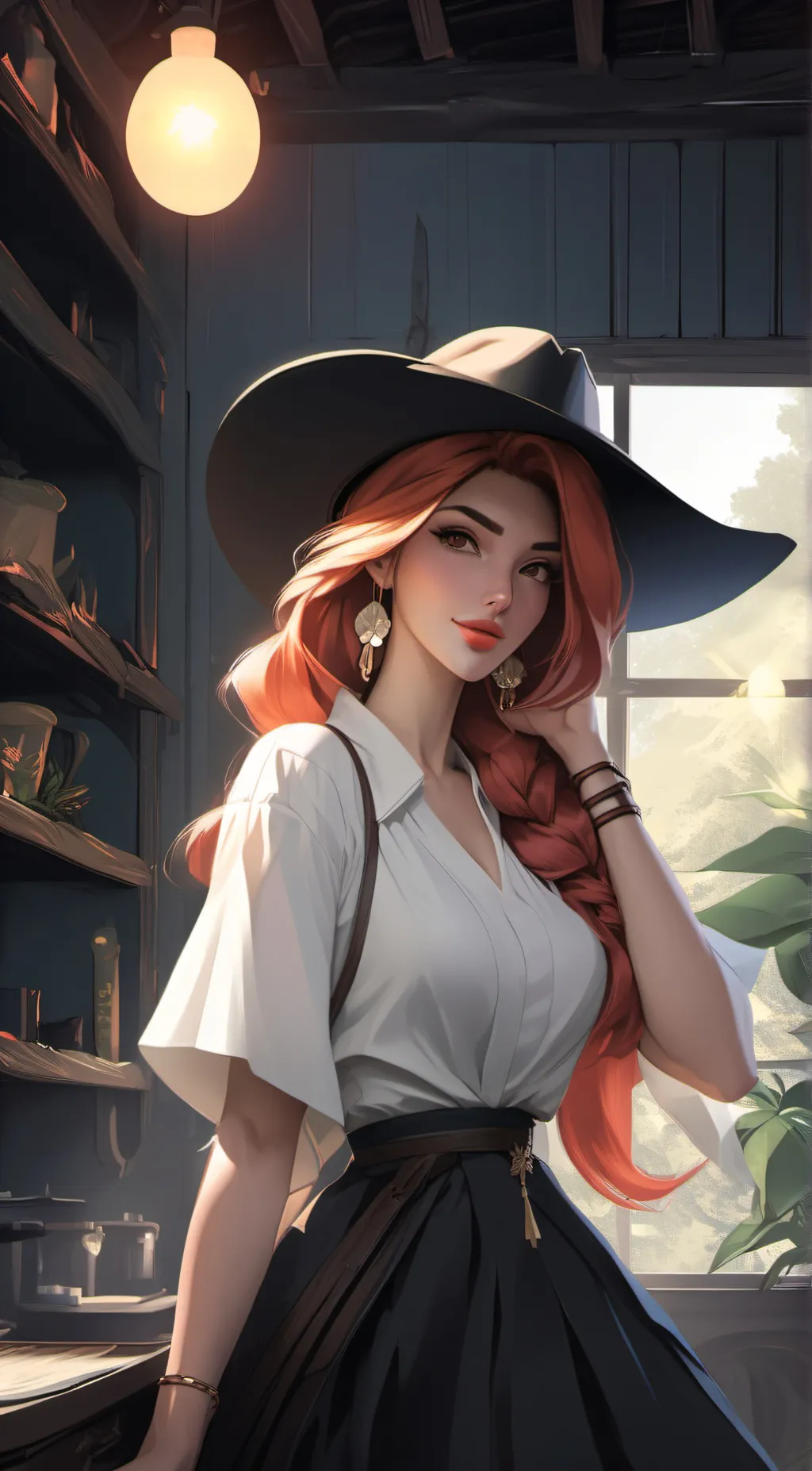 ai character: Tiara background