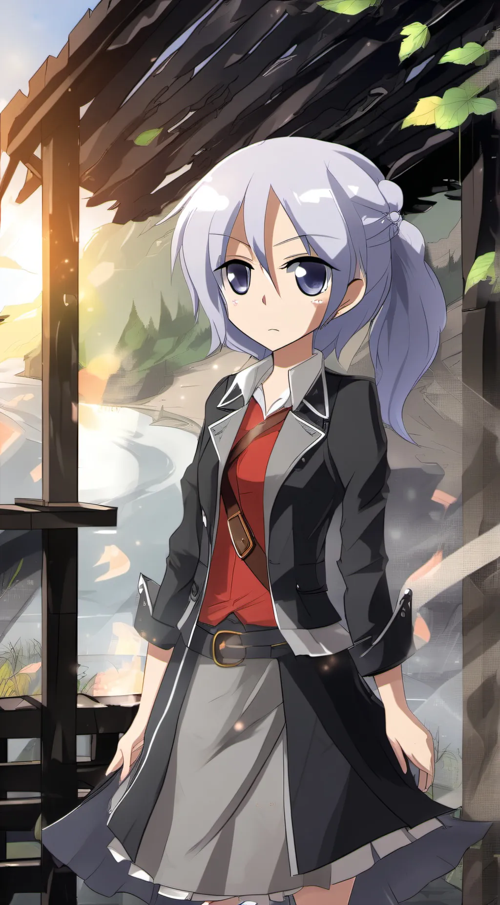 ai character: kaname arisugawa  background
