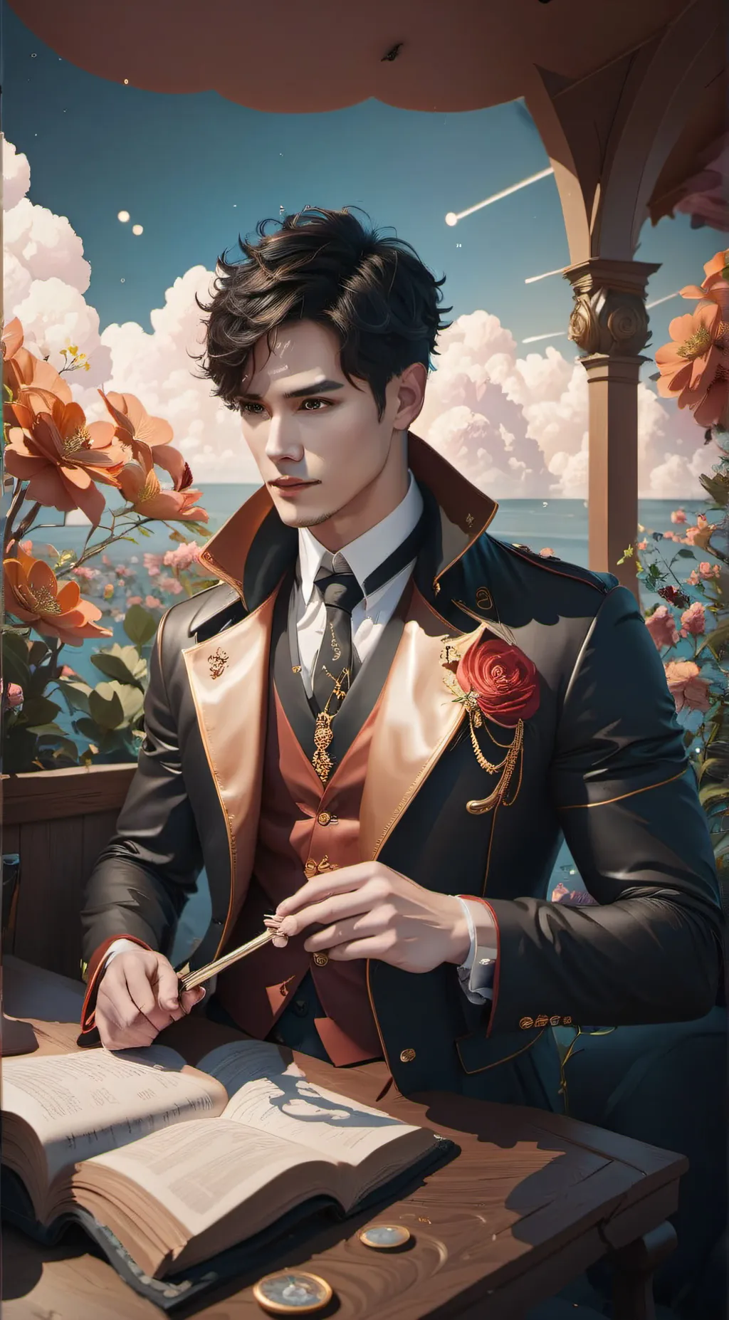 ai character: Gabe carly bf background