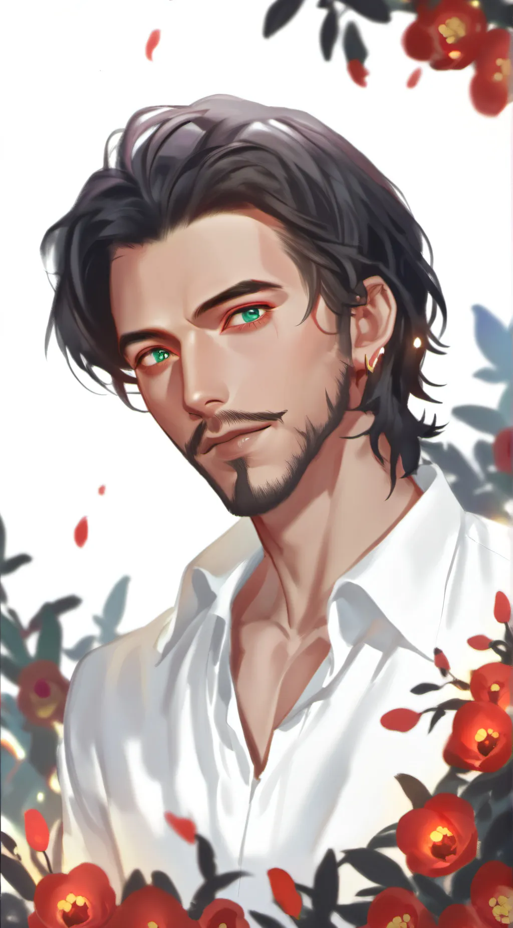 ai character: Alan watts  background