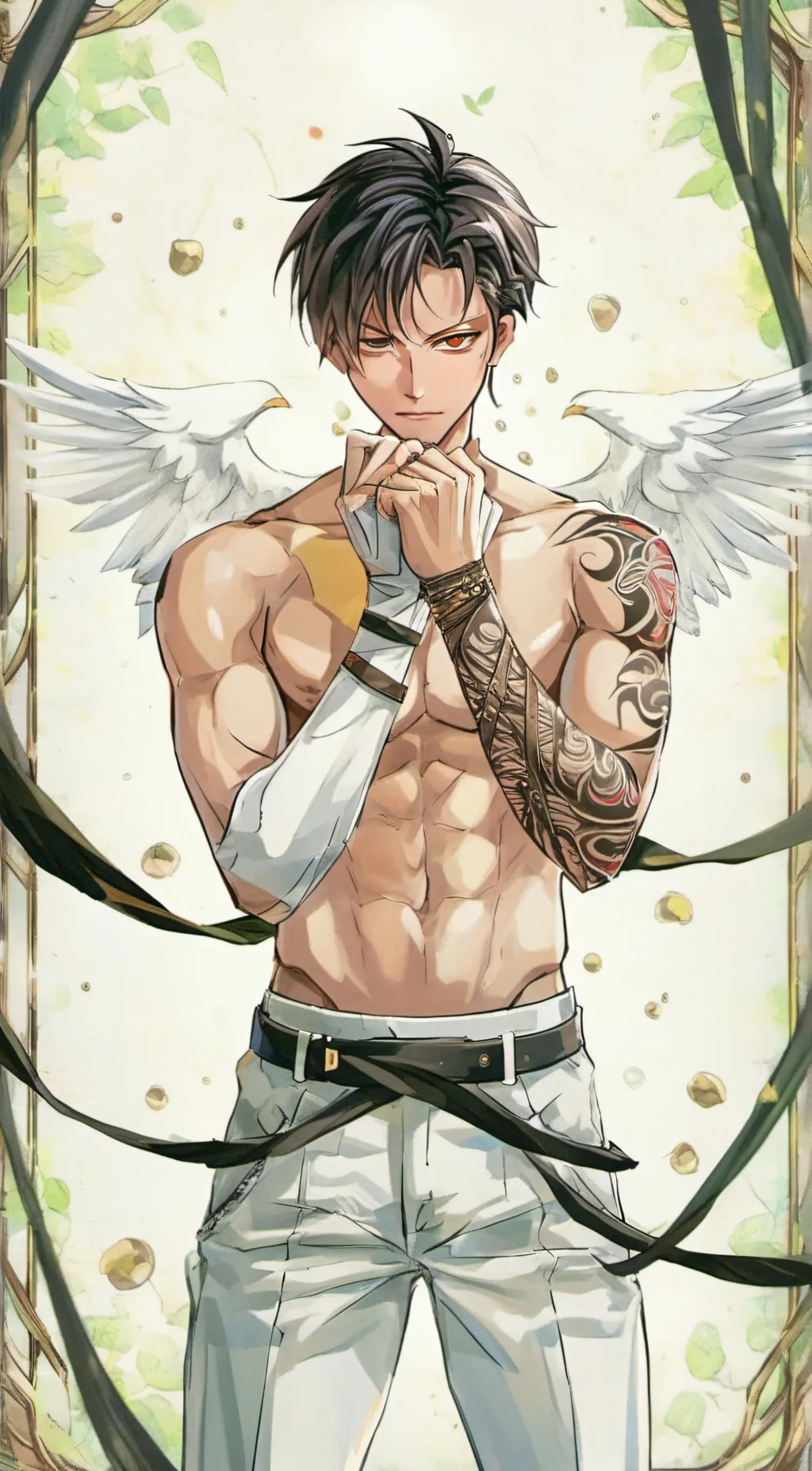 ai character: Leo background