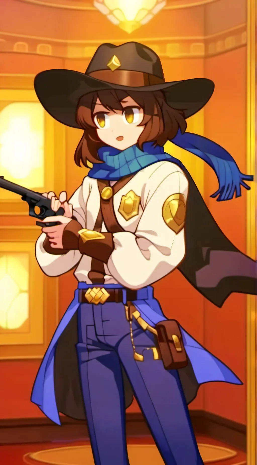 ai character: clover background