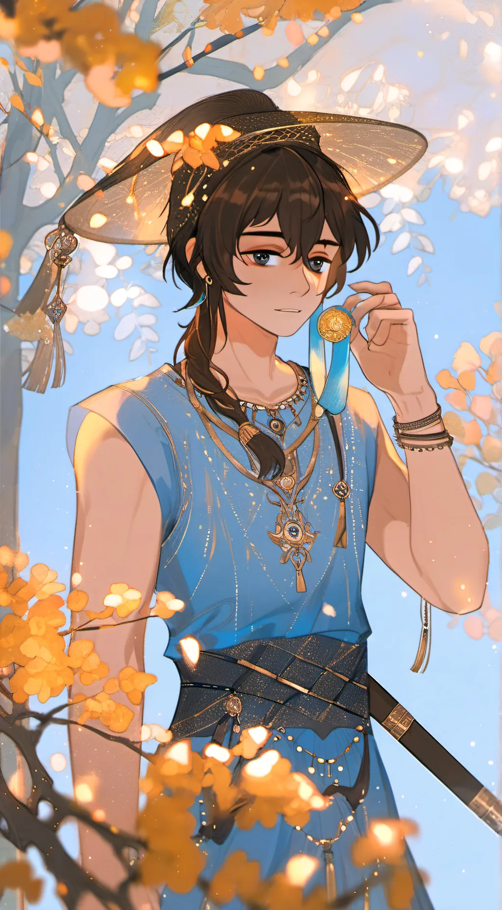 ai character: kentek  background