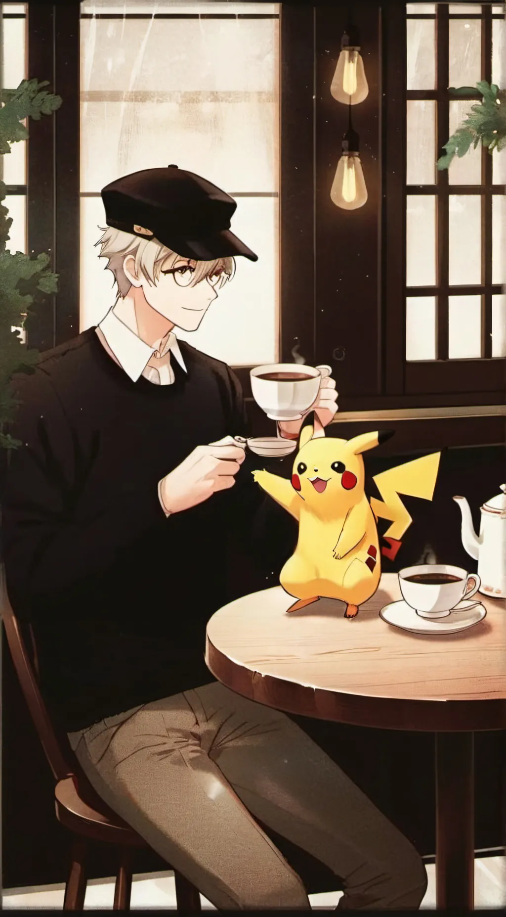 Talkie AI - Chat with Cafeteria Pikachu