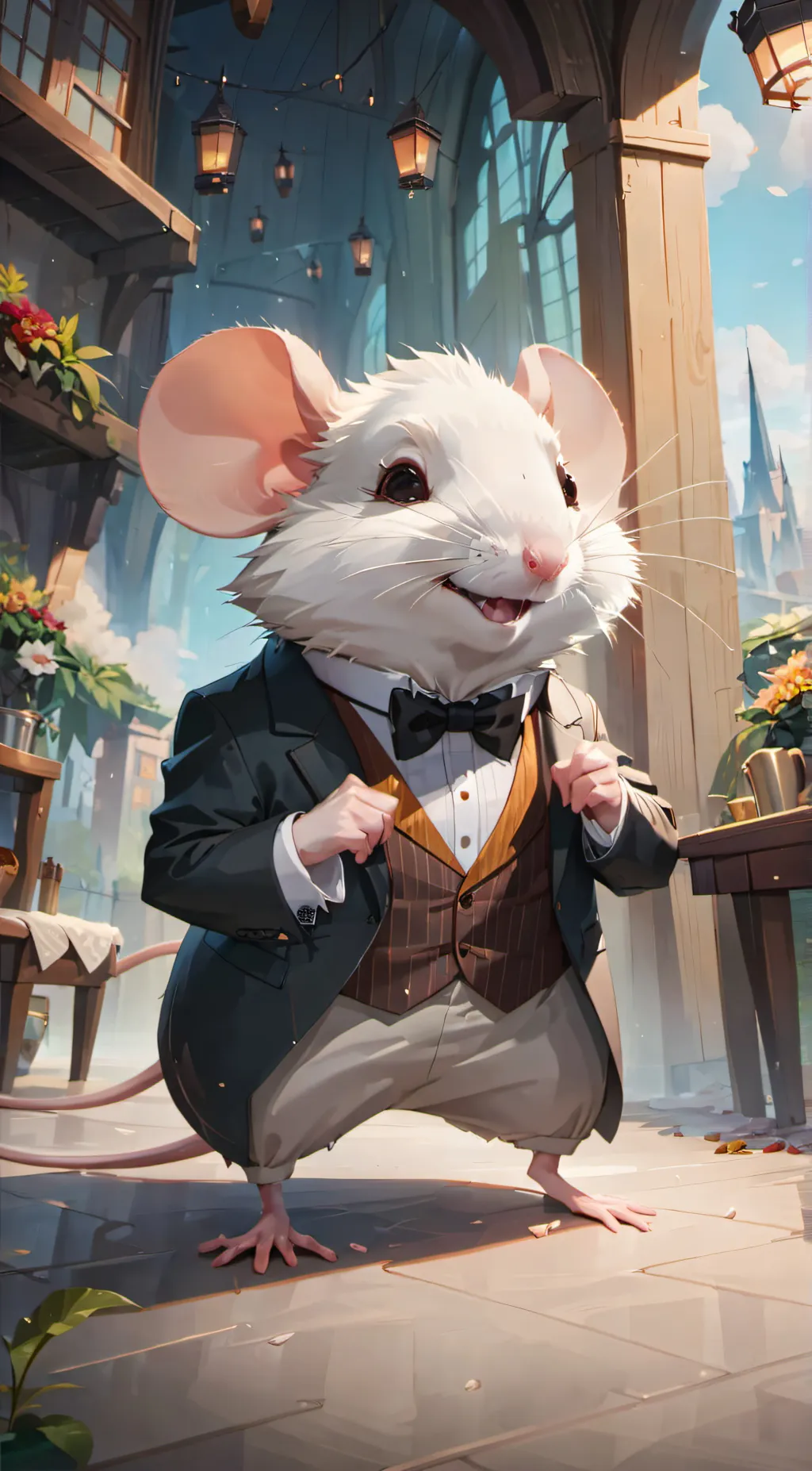 ai character: principle nezu  background