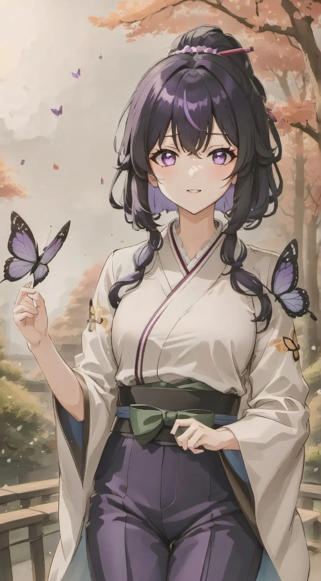 ai character: Shinobu X Y/N background