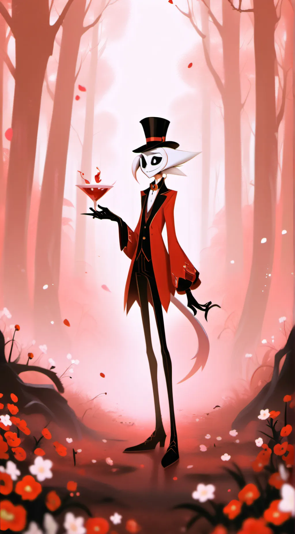 ai character: alastor  background