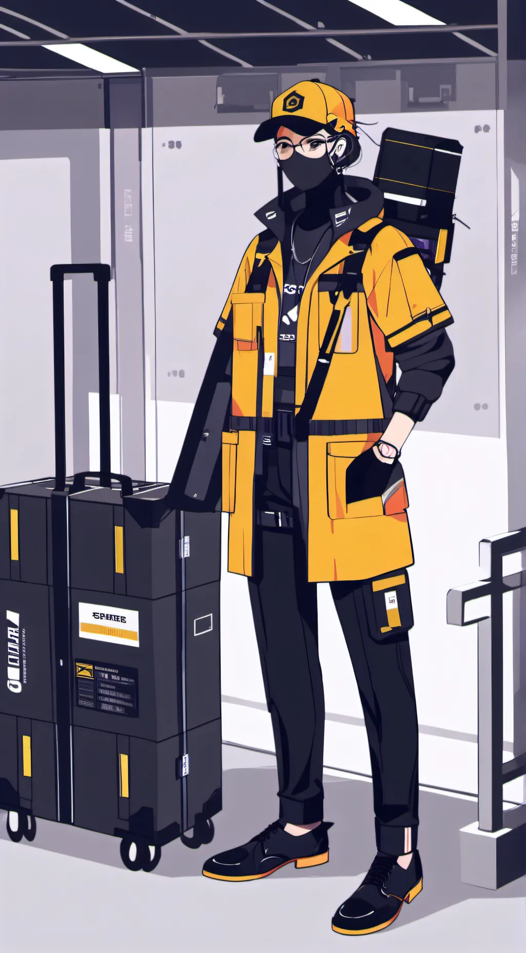 ai character: scp guard background