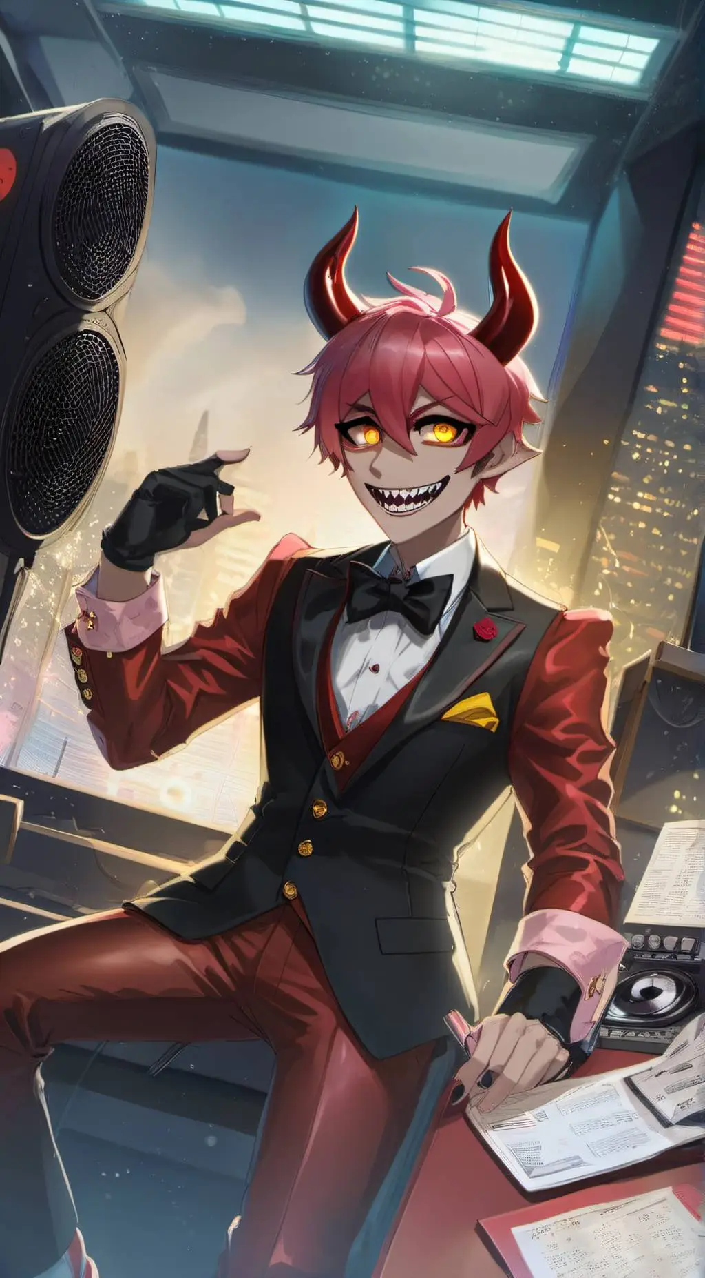 ai character: Alastor  background