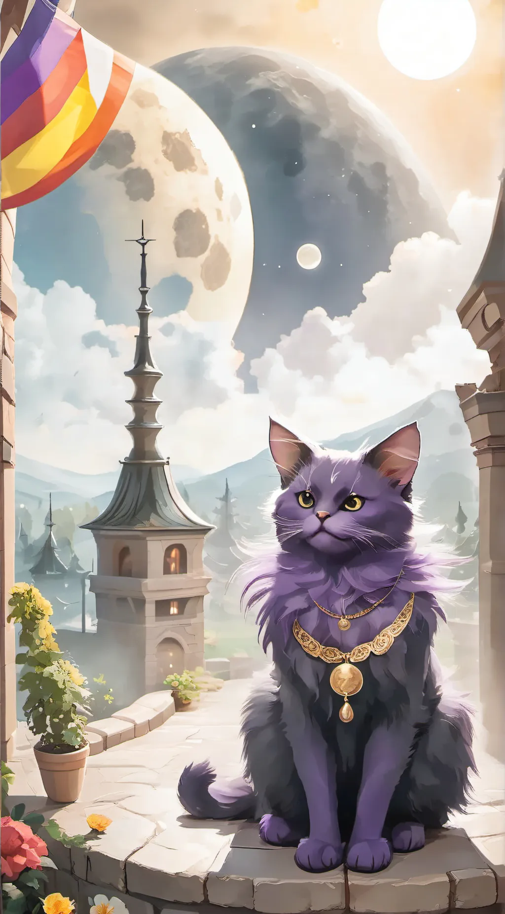 ai character: catnap background