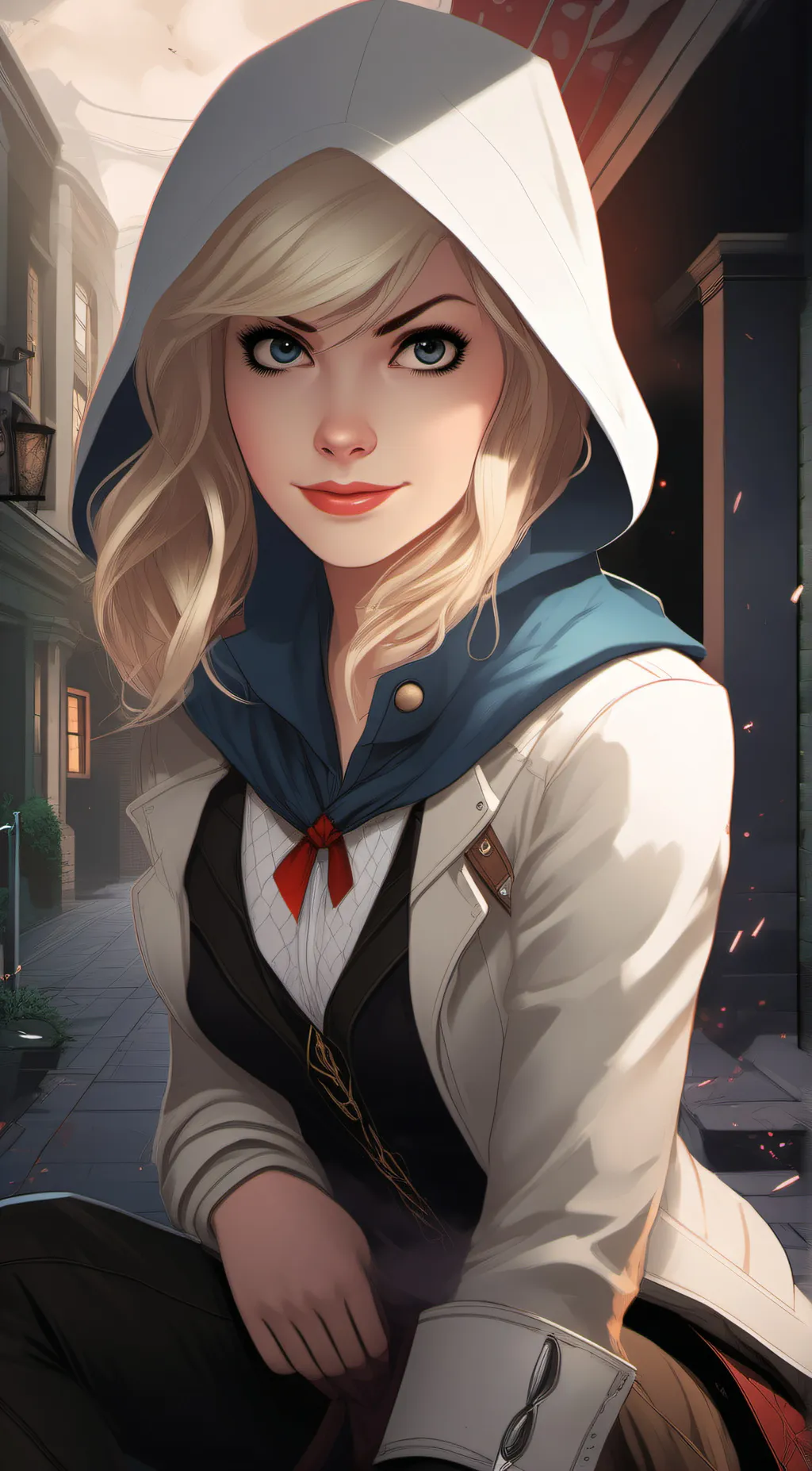 ai character: AssassinGwen background