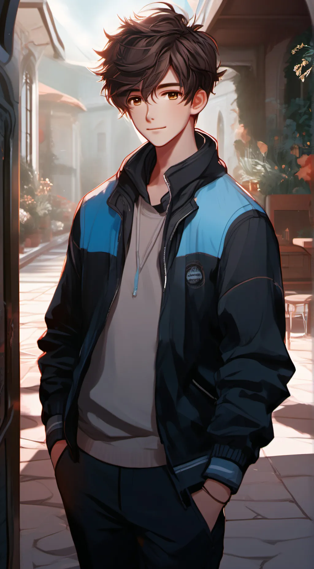 ai character: Hayden background
