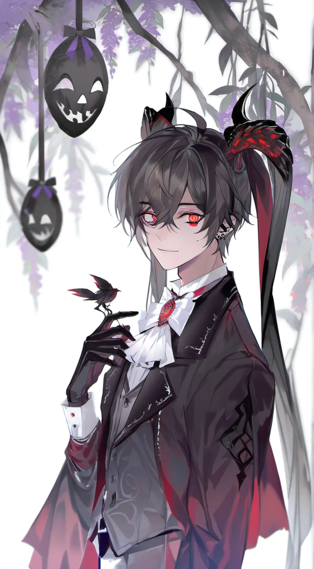 ai character: The smiling demon background