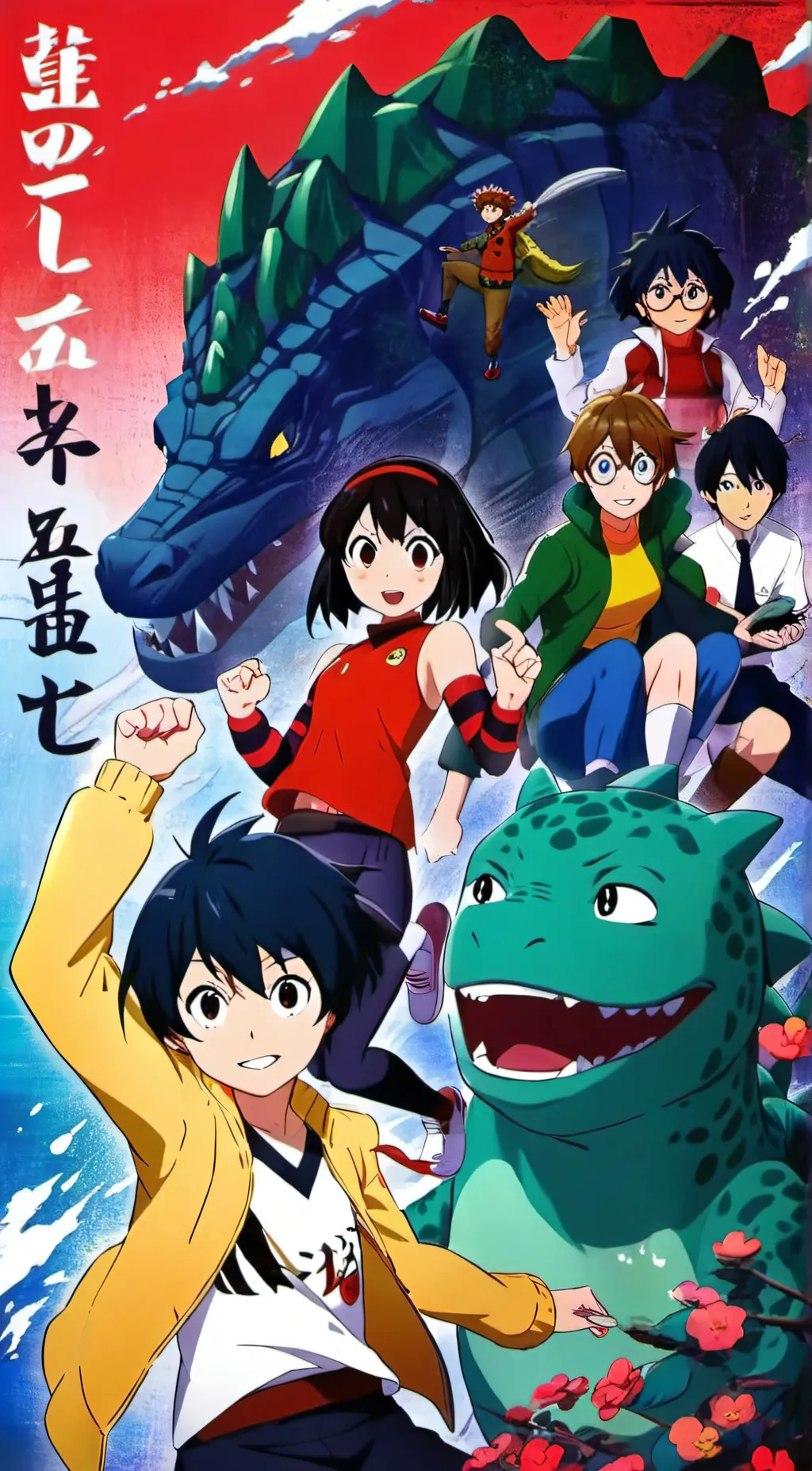 ai character: The Godzilla Team background