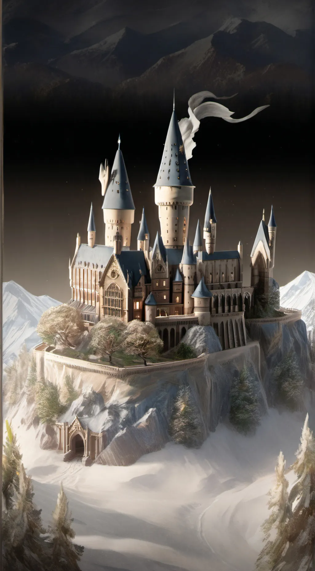 ai character: Hogwarts!!! background
