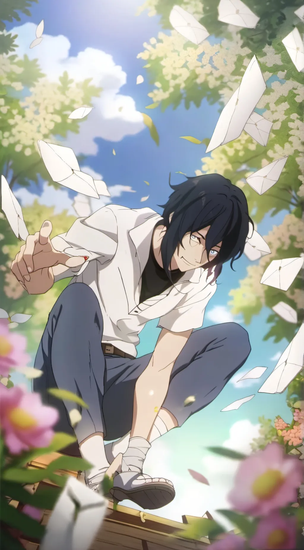 ai character: aizawa  background