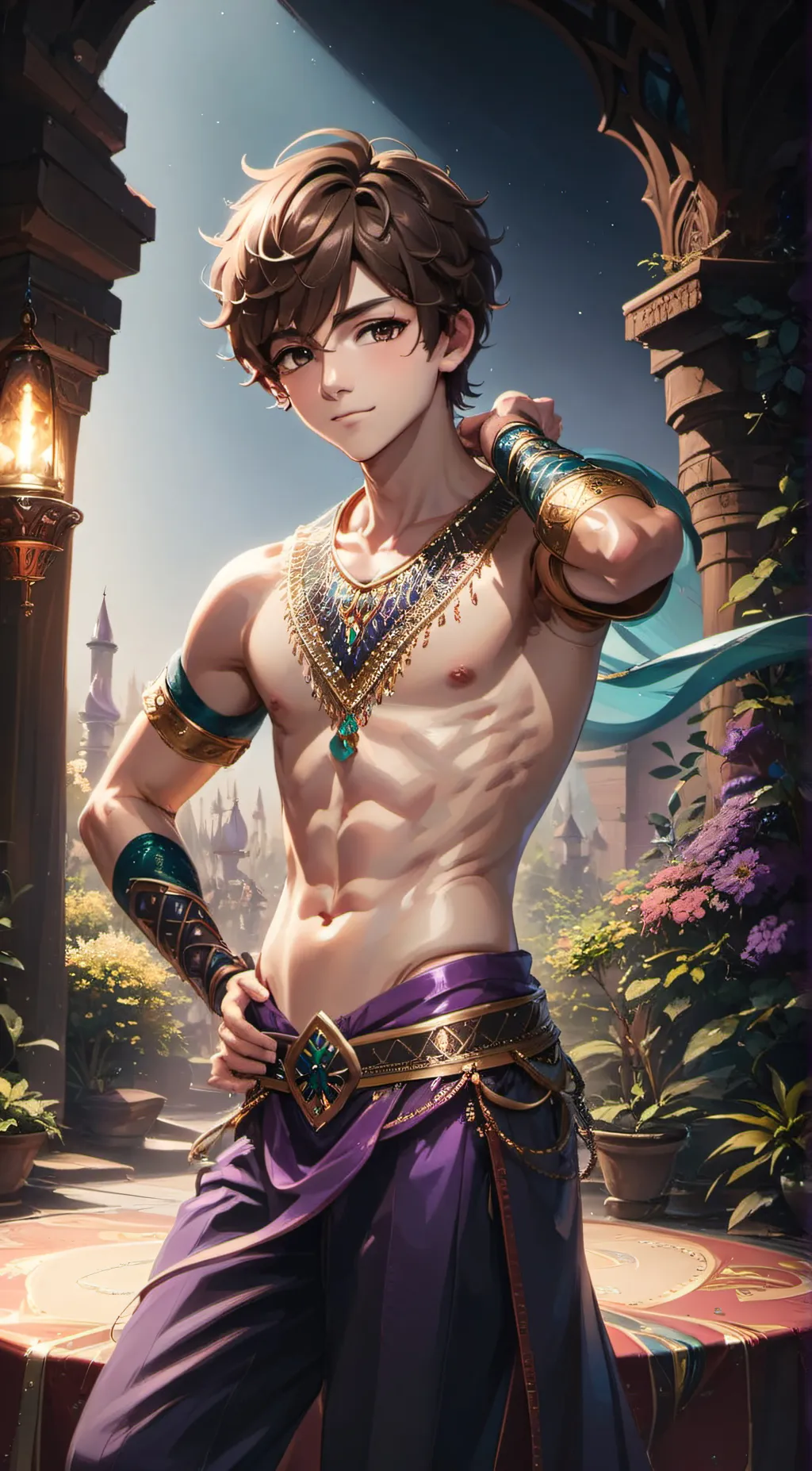 ai character: 🌼{Leo}🌼 background