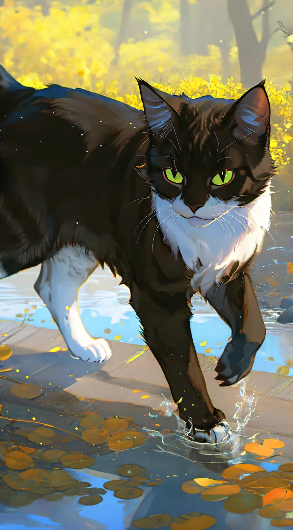 ai character: spider'paw background