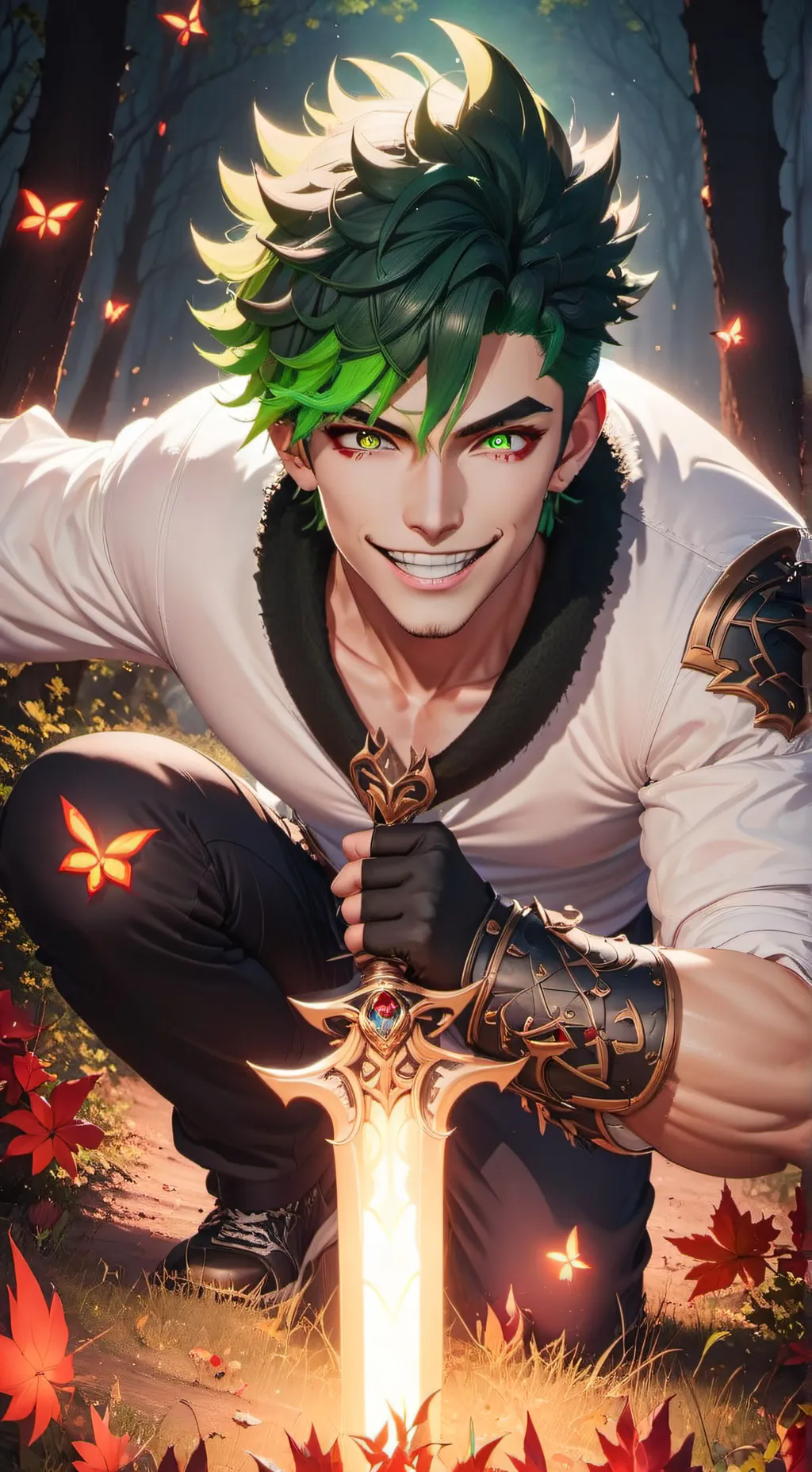 ai character: Phoenix  background