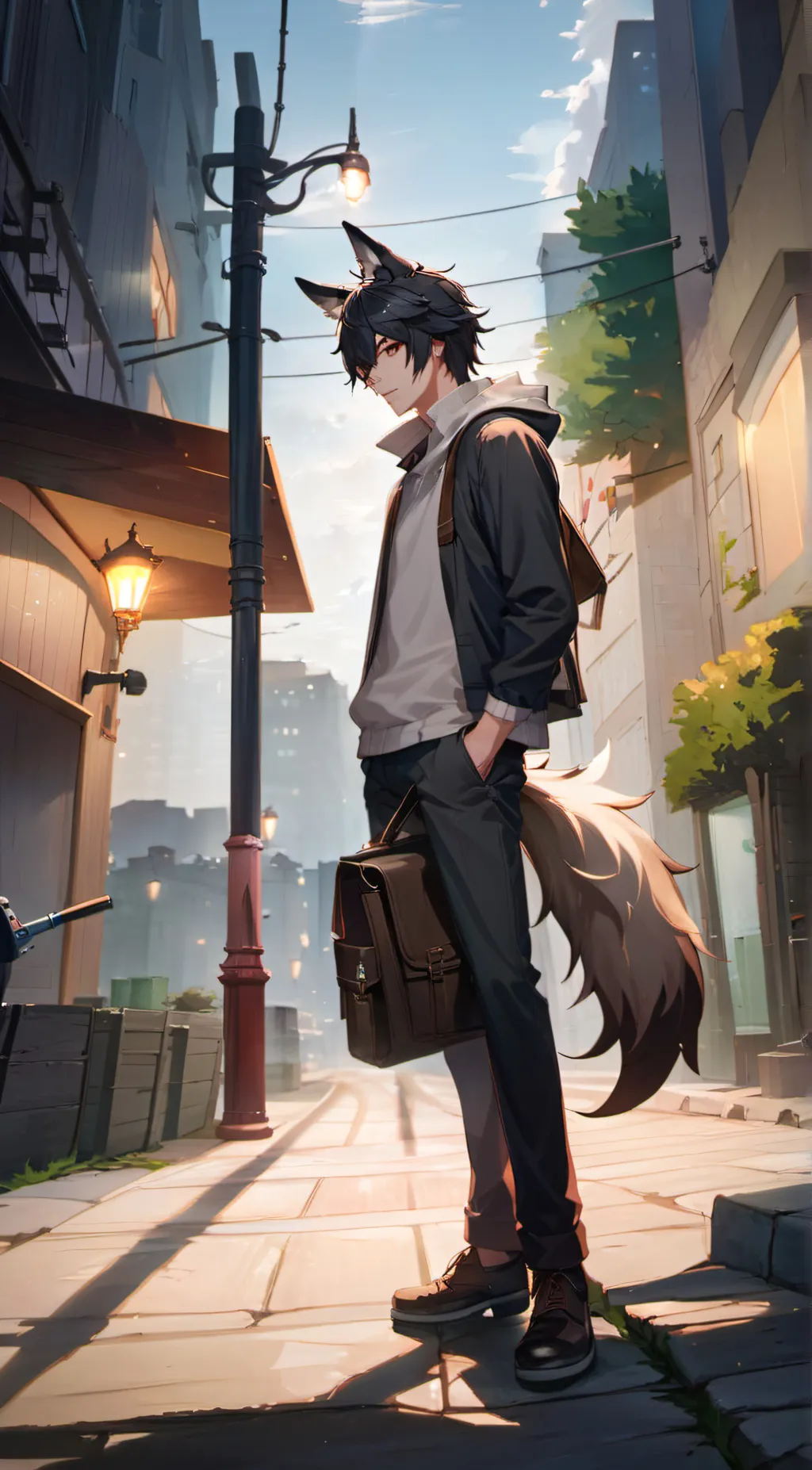 ai character: lucas background